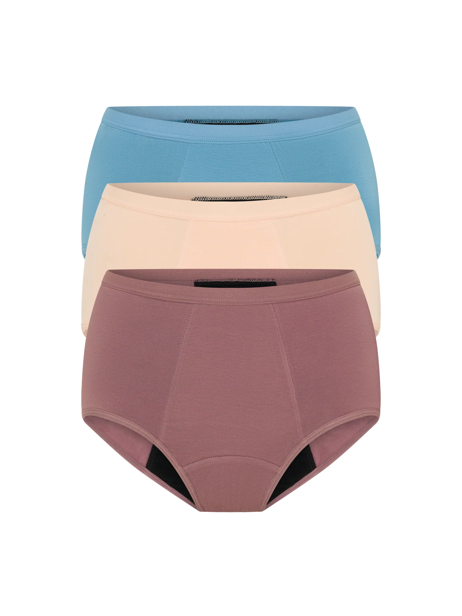 Basic Full Brief 3 Pack Super Subtle Umber/Plain Pink/Composure Blue - Image 19