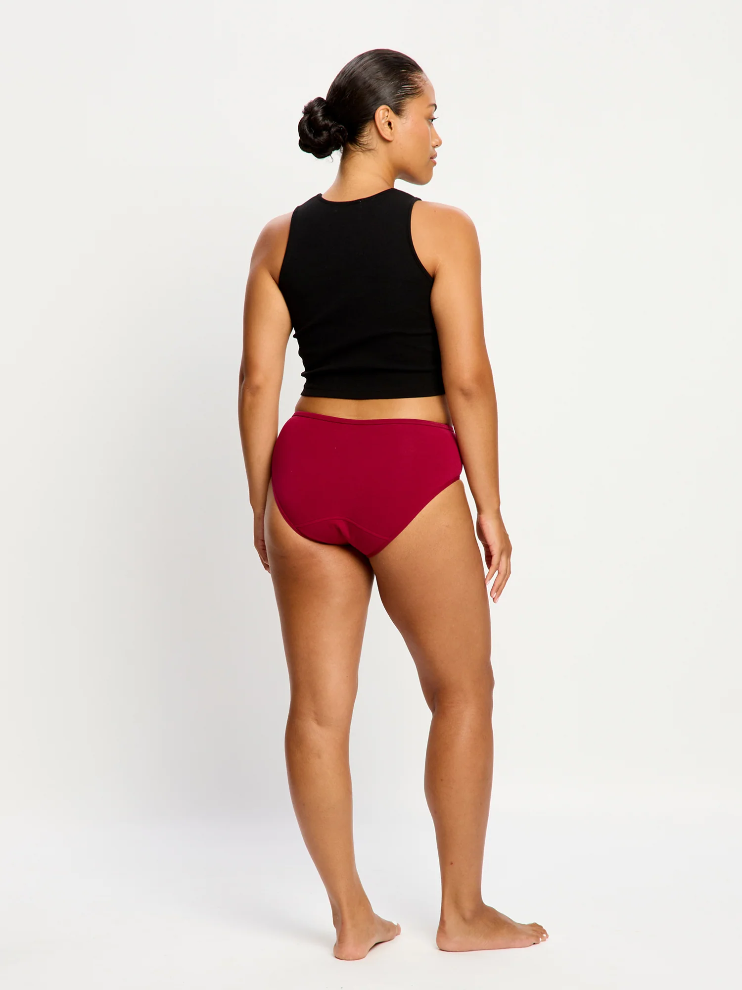Basic Mid-Rise Brief 3 Pack Moderate Italian Clay/Moody Blue/Beet Red - Image 6
