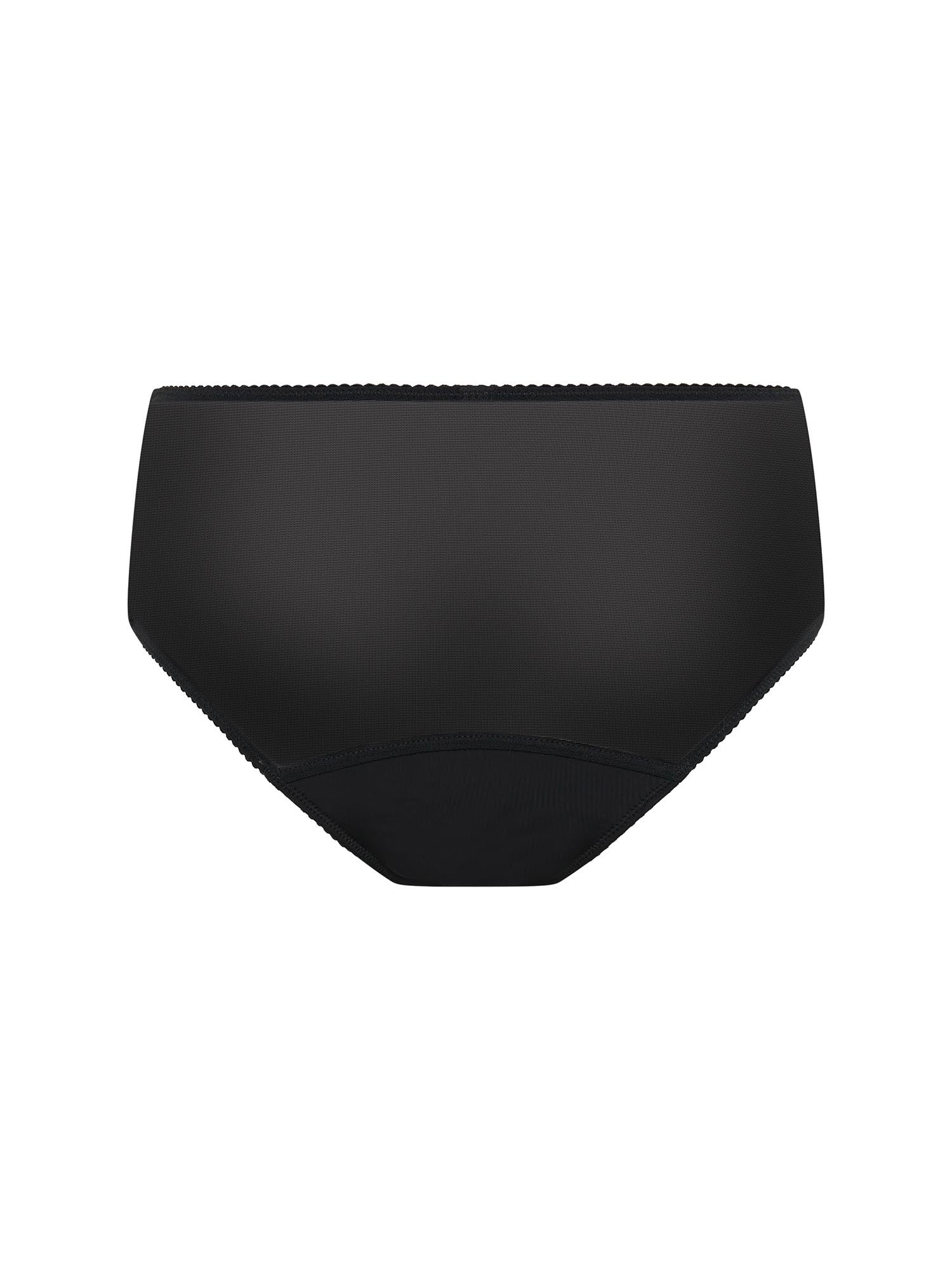 Elena Hi Waist Brief Moderate Noir Black - Image 5
