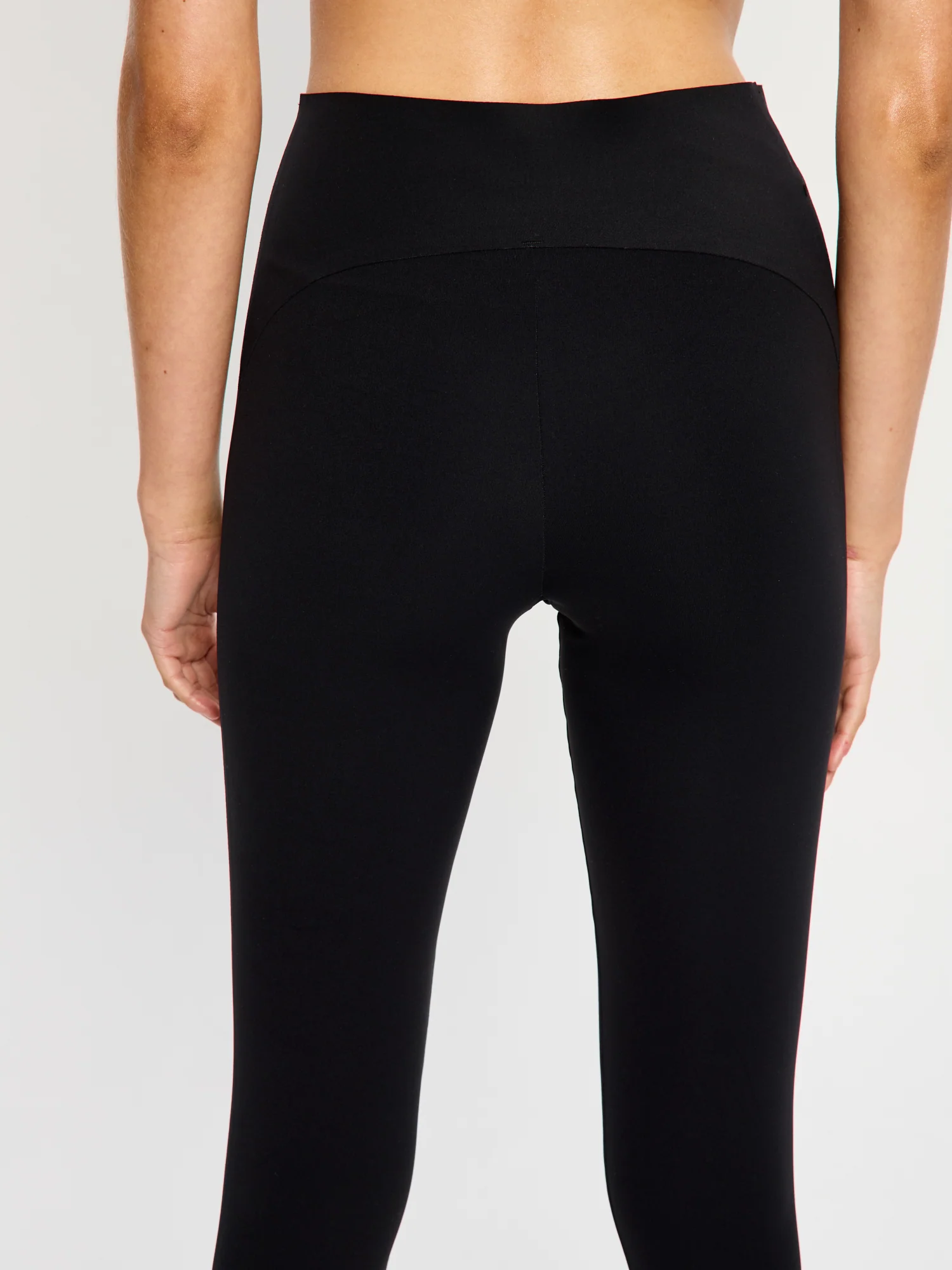 Full Length Bonded Panel Leggings Black - Image 7