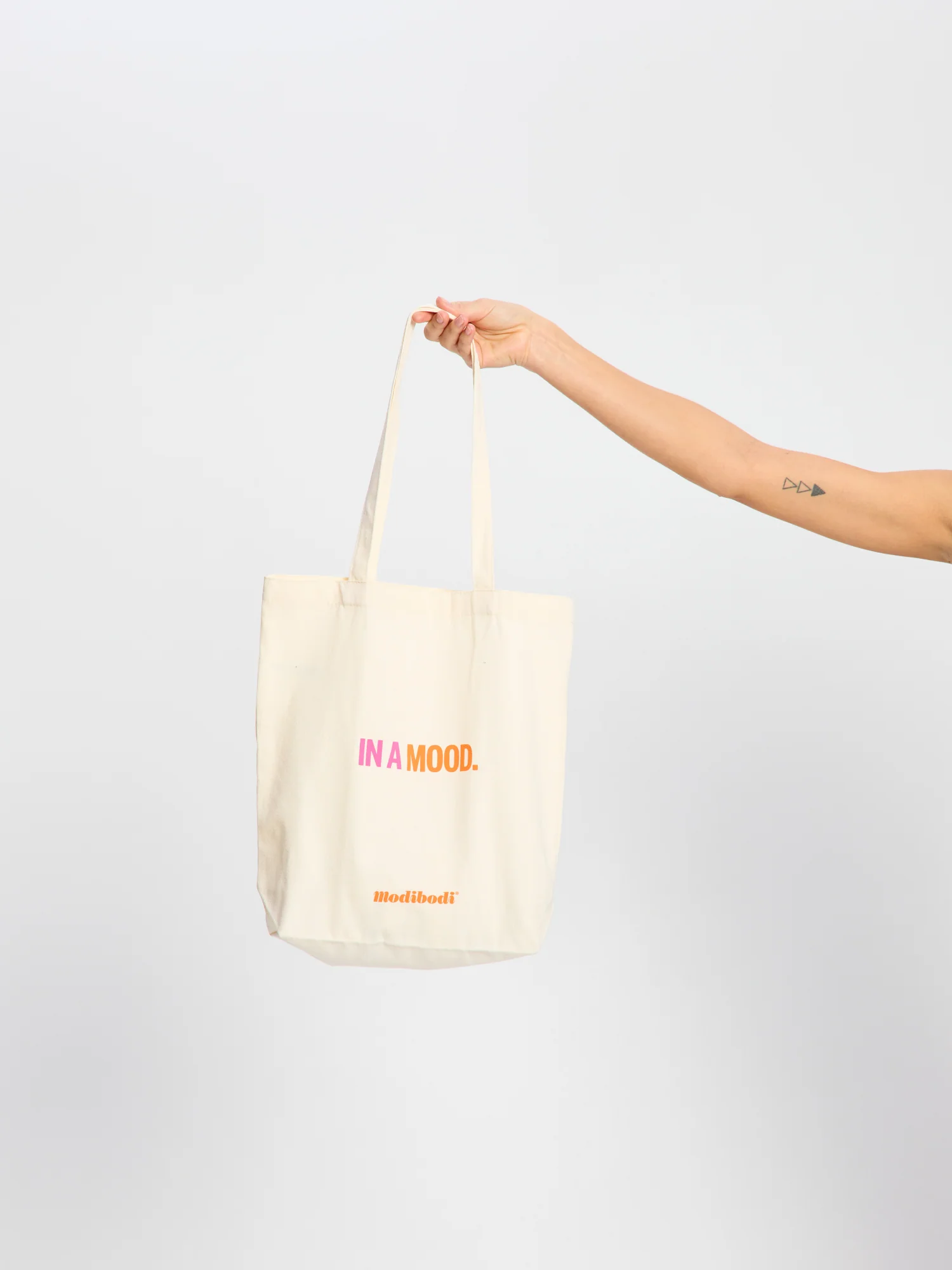 In A Mood Tote Bag Natural - Image 3