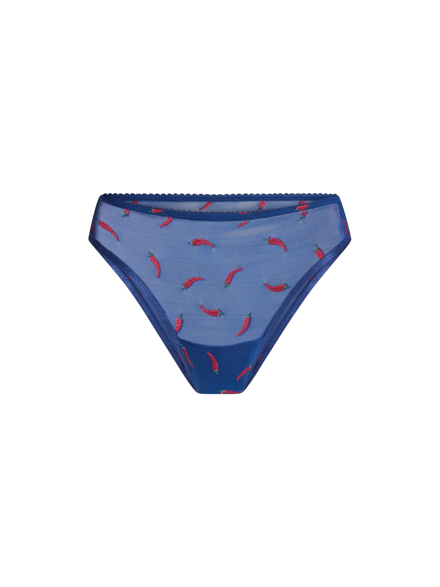 Intimates Spicy Day Cheeky Brief Light Navy Chilli - Image 7