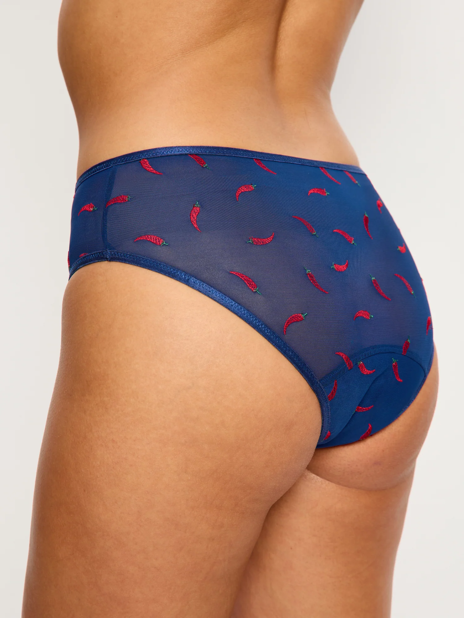 Intimates Spicy Day Hi Waist Brief Moderate Navy Chilli - Image 6