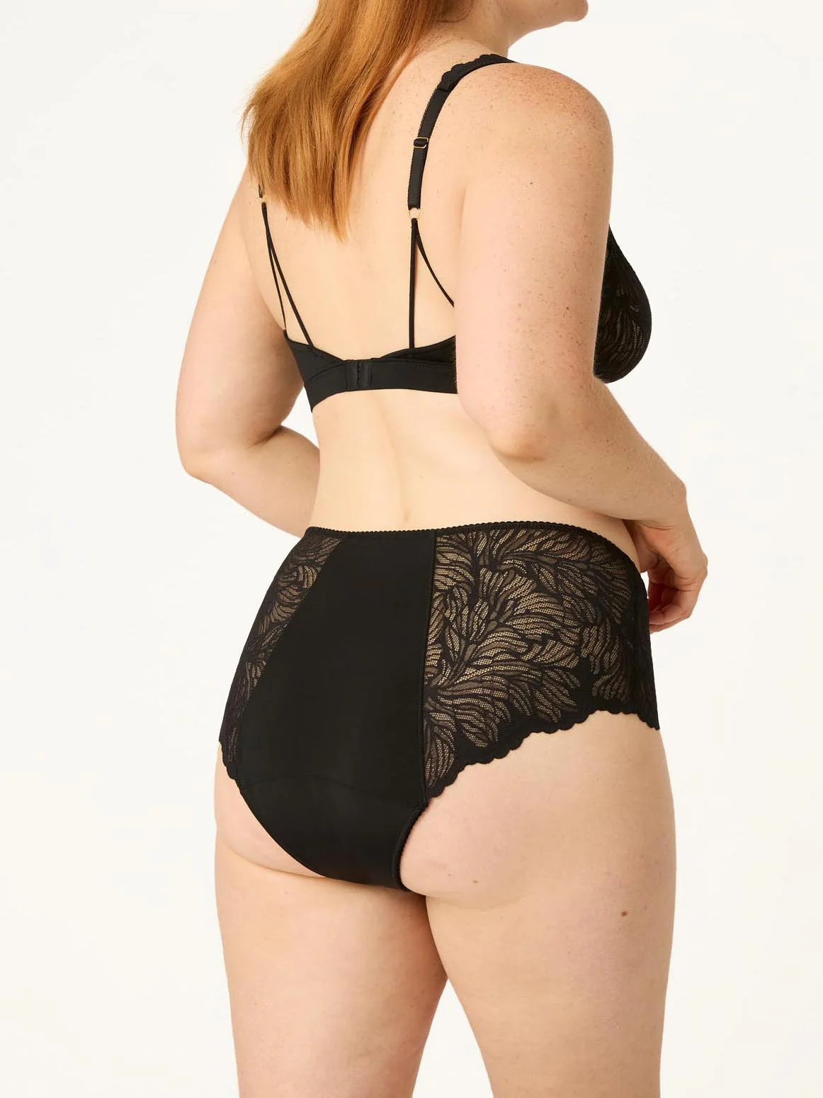 Manon Hi Waist Brief Moderate Noir Black - Image 3