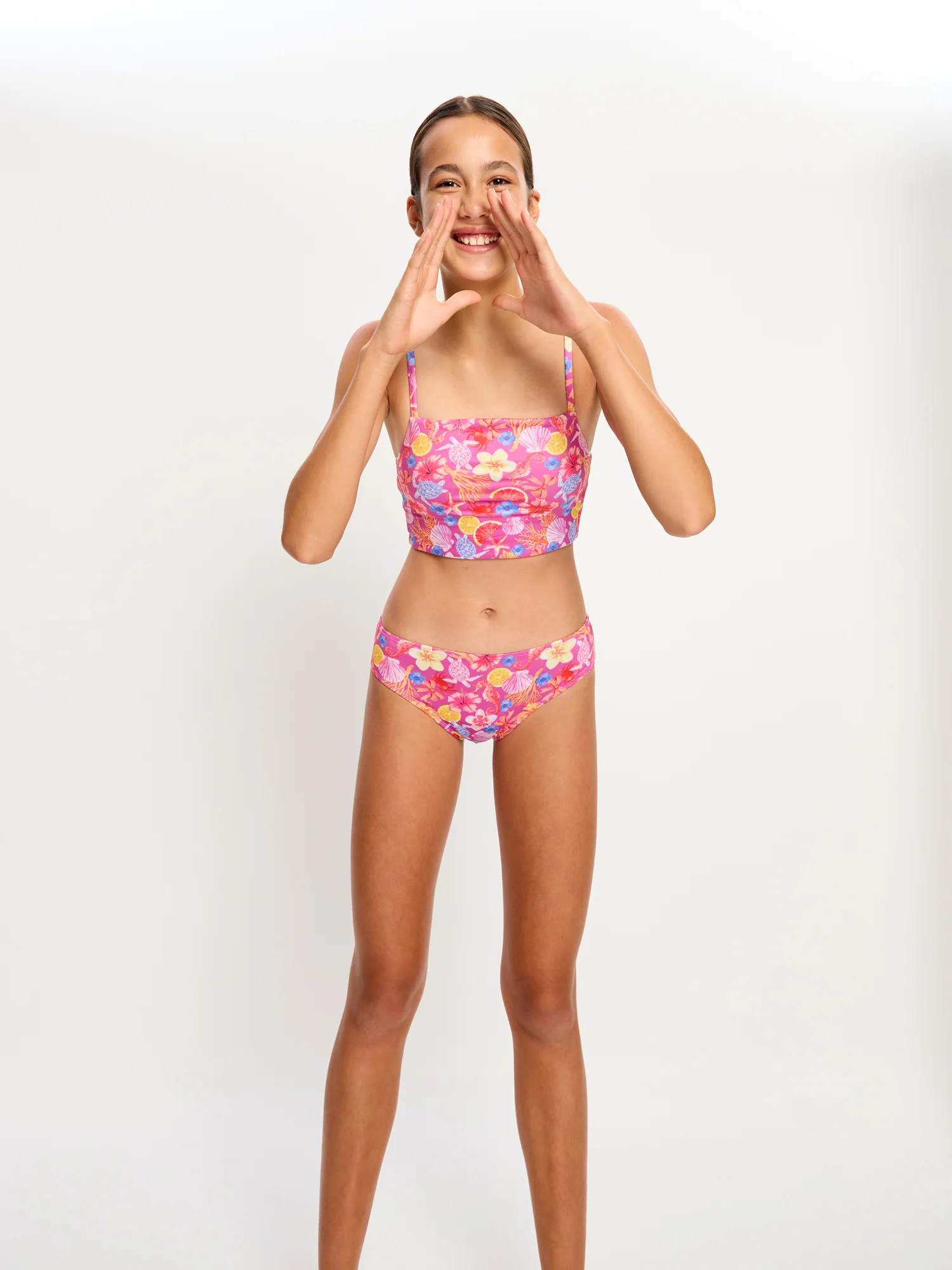 Marine Dream Teen Swimwear Bikini Brief Light Tropicana Crush - Image 4