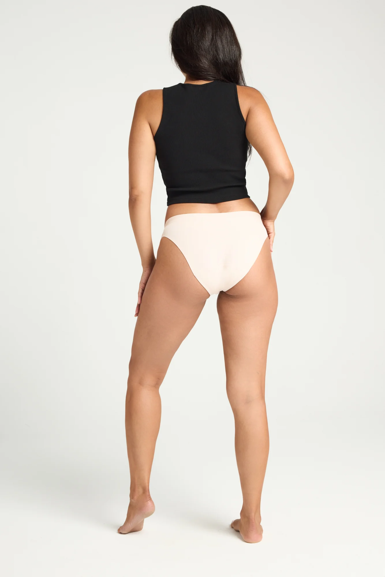 Puma X Modibodi Seamfree Active Bikini Moderate Mist Pink - Image 3