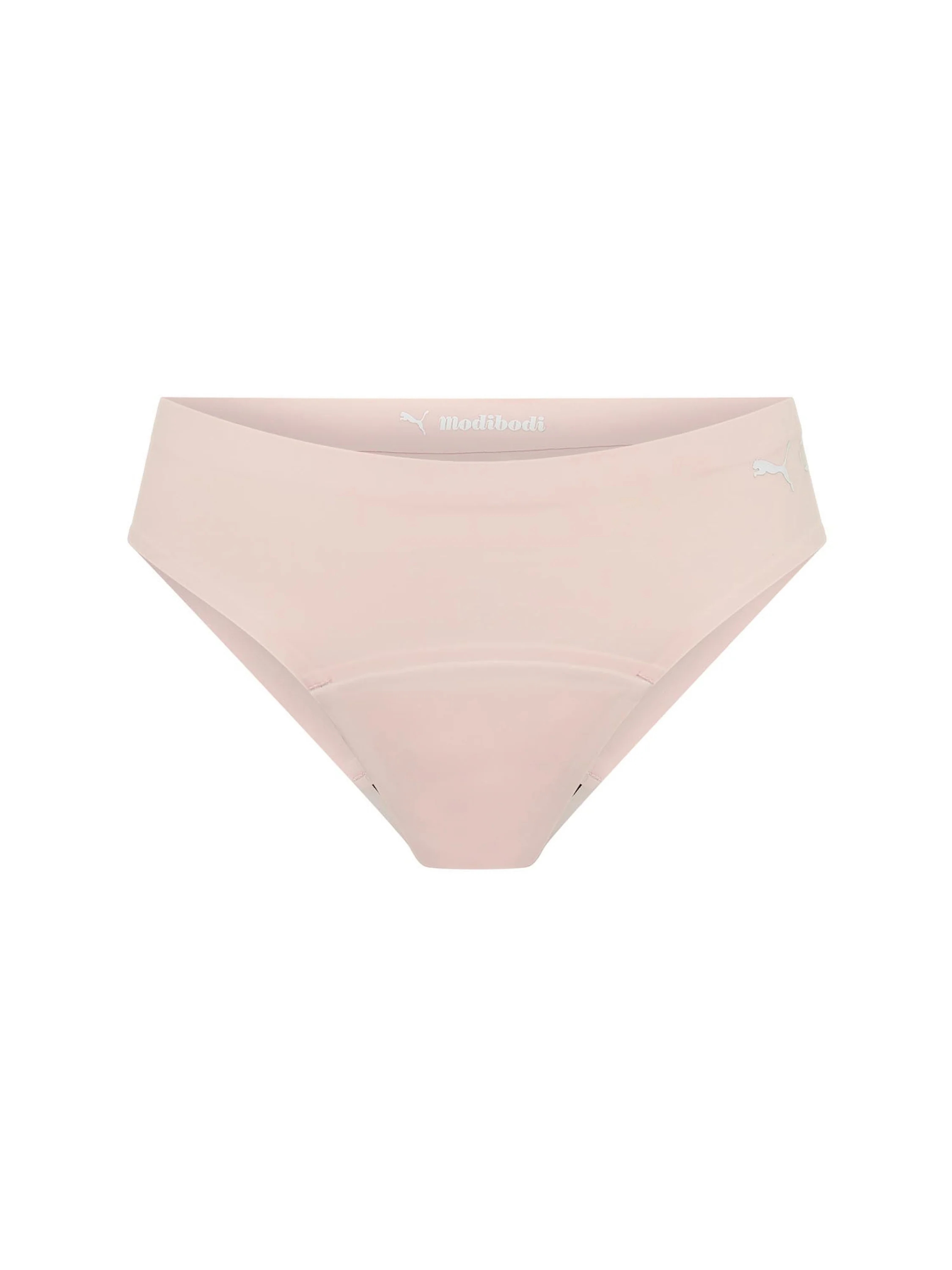 Puma X Modibodi Seamfree Active Bikini Moderate Mist Pink - Image 5