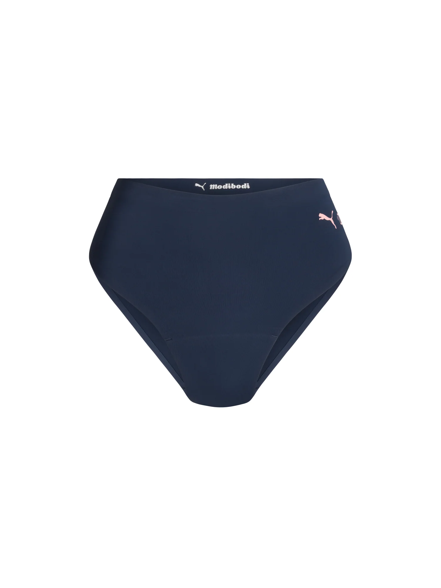 Puma X Modibodi Seamfree Active Hi Waist Cheeky Moderate Midnight - Image 8