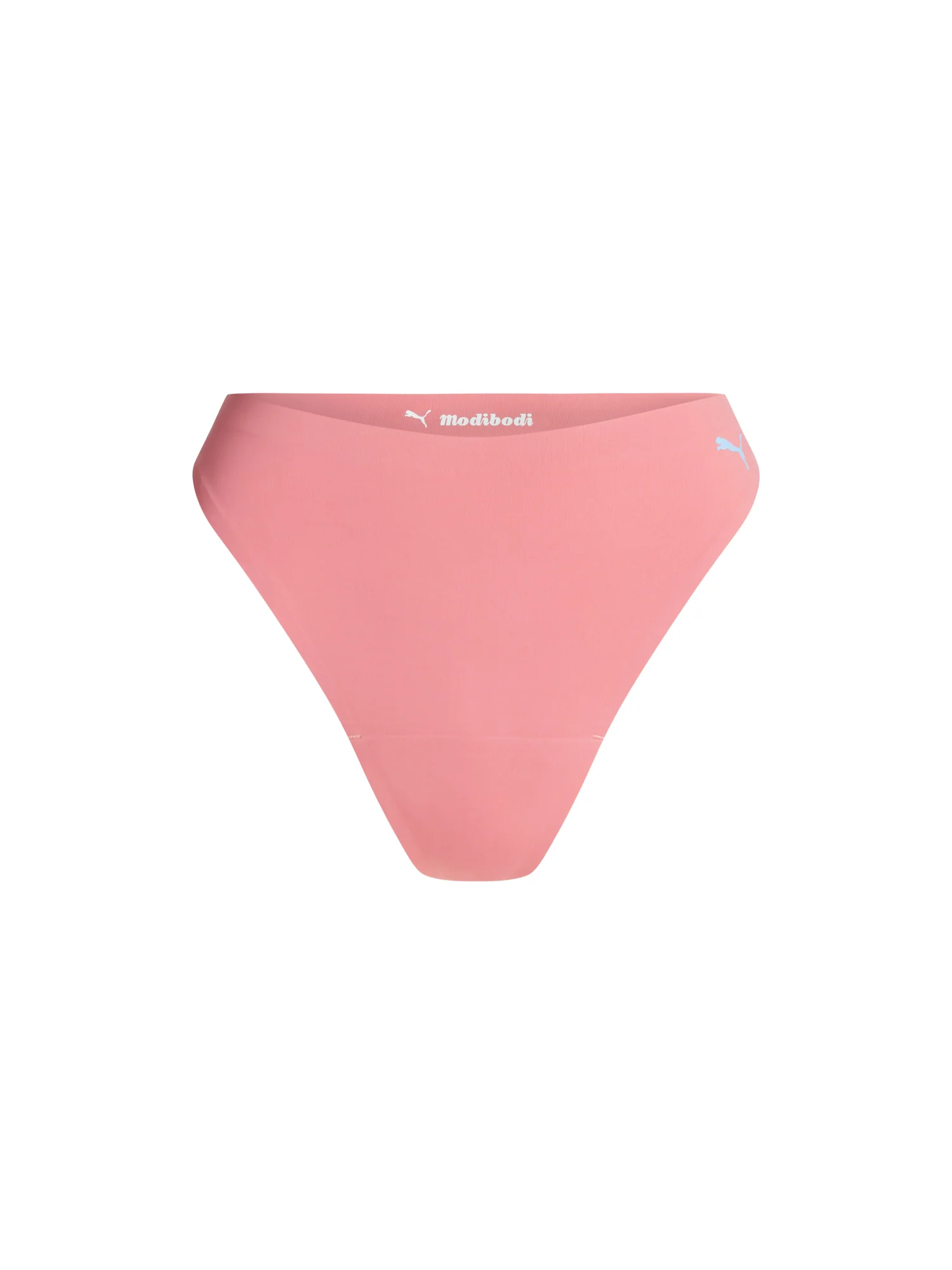 Puma X Modibodi Seamfree Active Hi Waist Thong Light Whisky Rose - Image 7