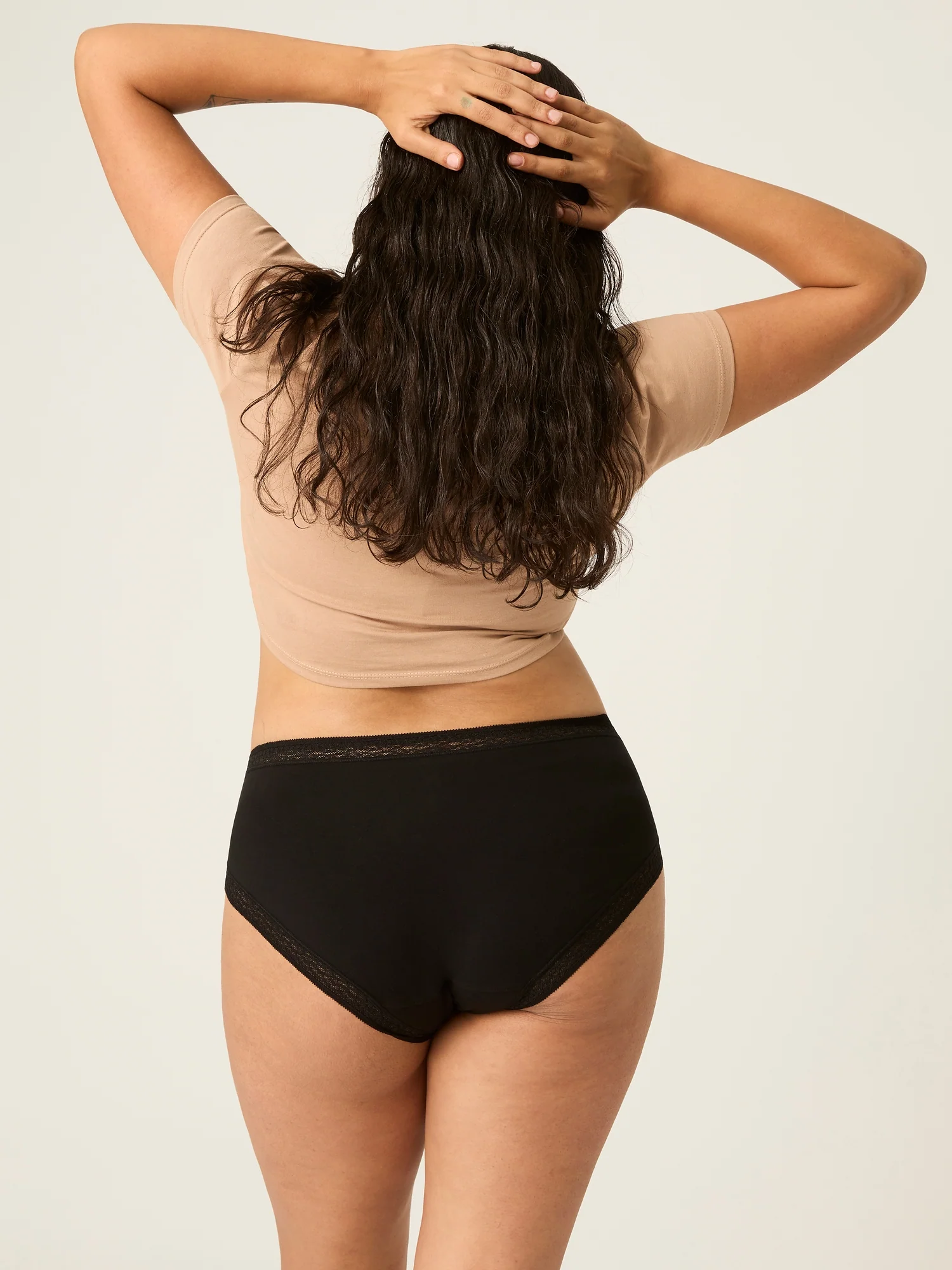Sensual Boyleg Light Black Lace - Image 7