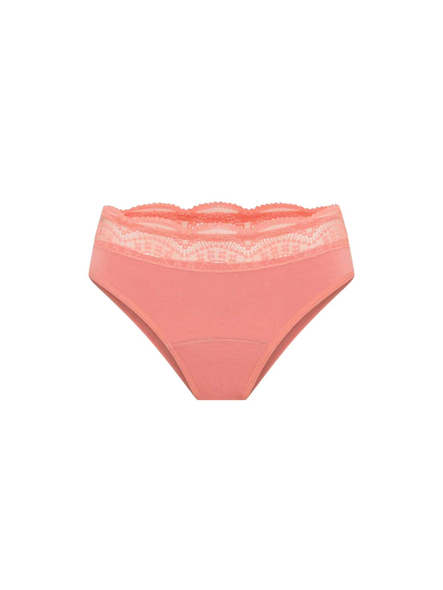Sensual Hi Waist Bikini Light Dusky Coral - Image 7