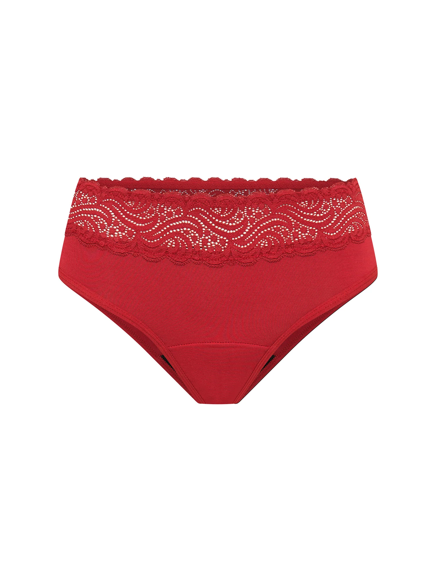 Sensual Hi Waist Bikini Light Rouge Red - Image 6