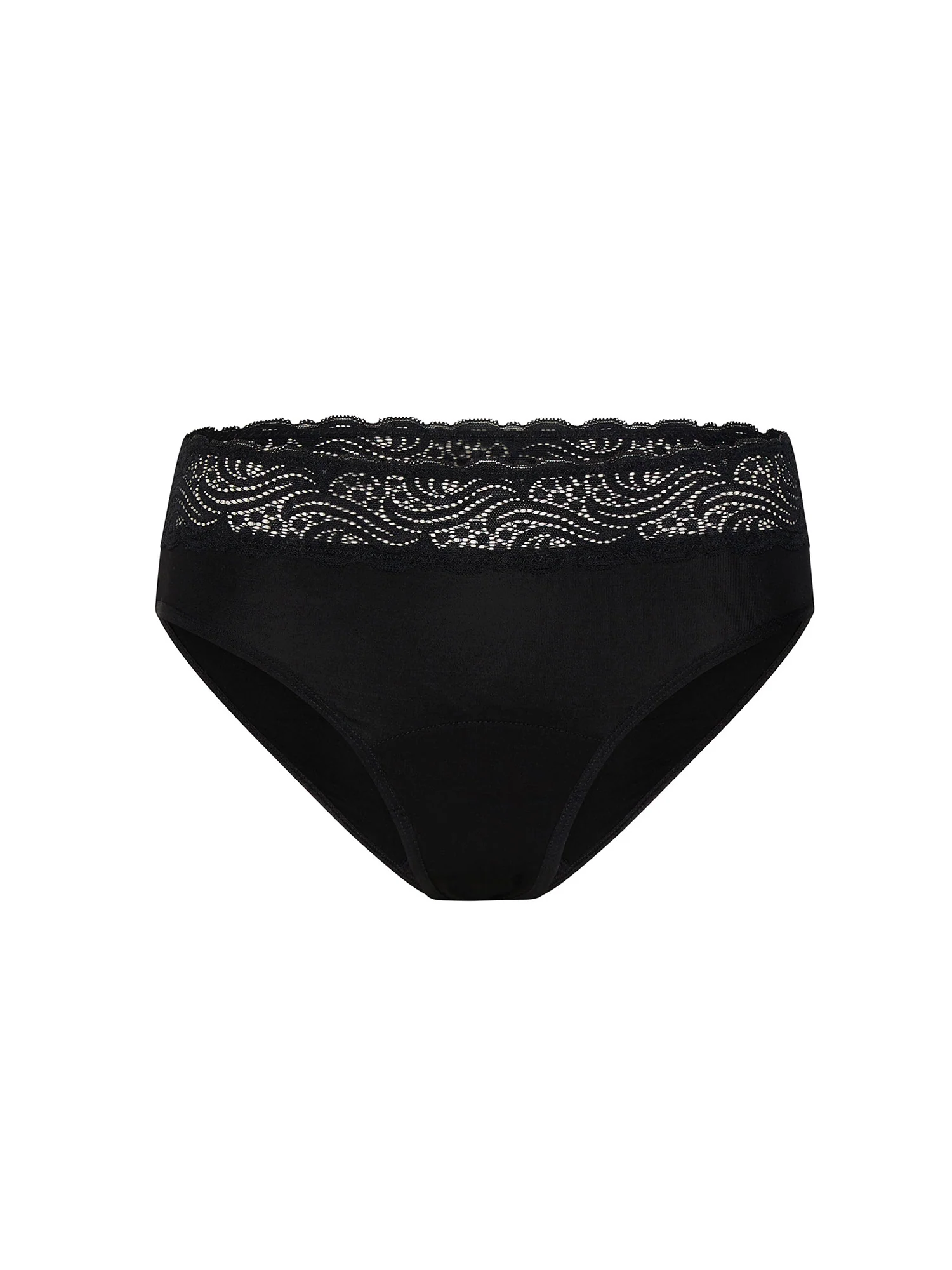 Sensual Hi Waist Bikini Moderate Black - Image 5