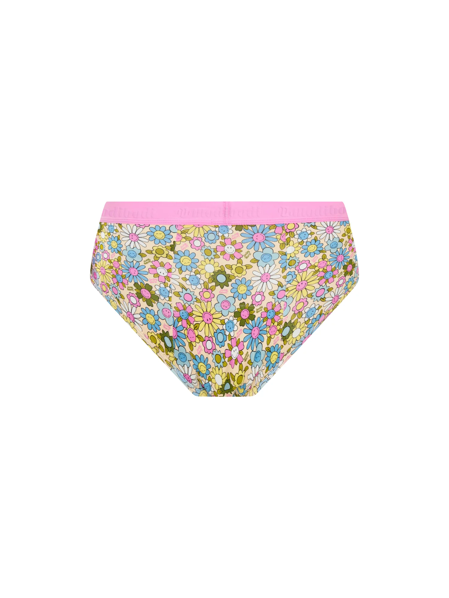 SmileyWorld® | Modibodi Teen Hipster Boyleg and Hipster Boyshort 2 Pack Bubbly Blossom Pink - Image 14