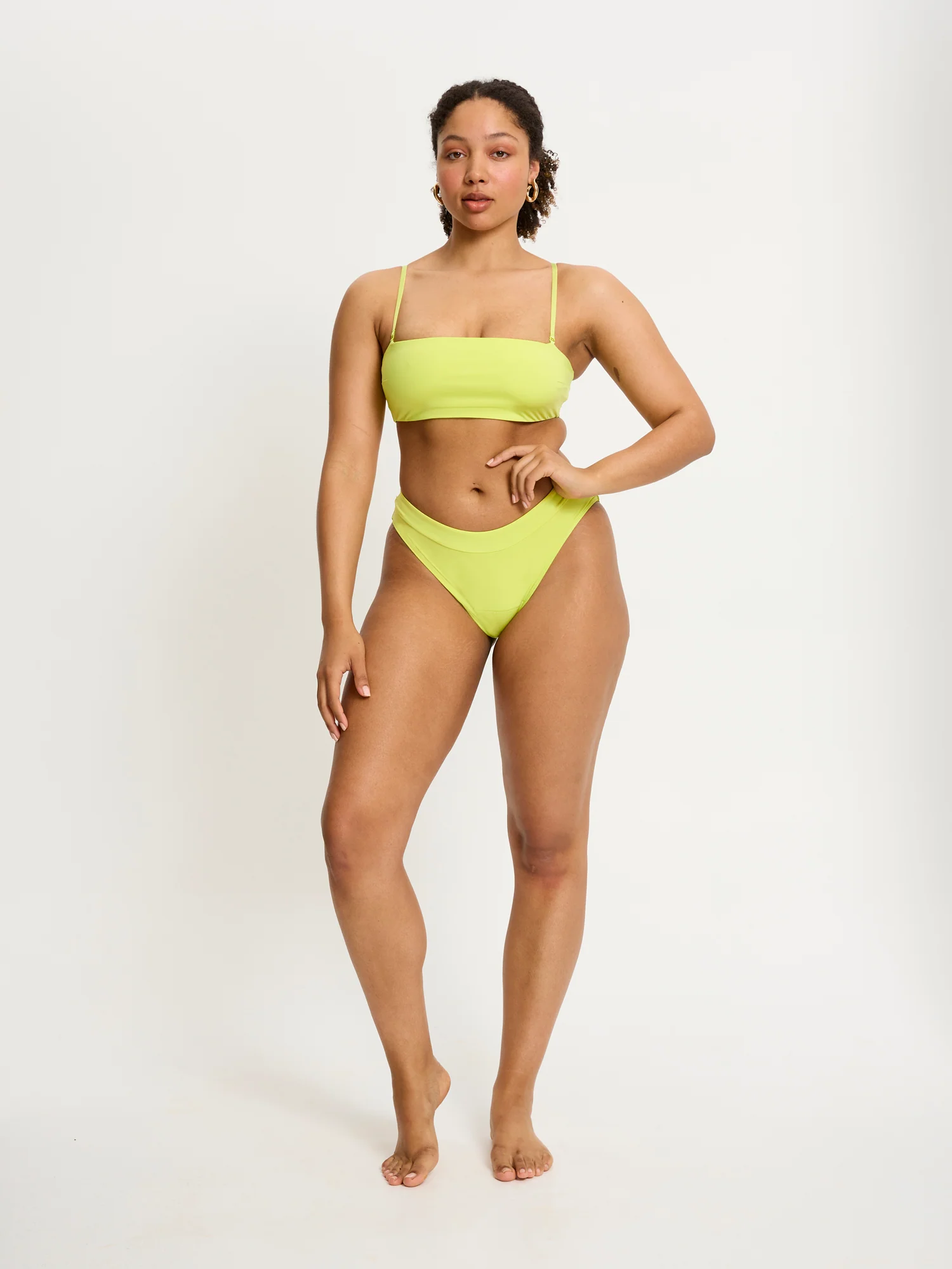 SmileyWorld® | Modibodi Bandeau Bralette Acid Yellow - Image 3