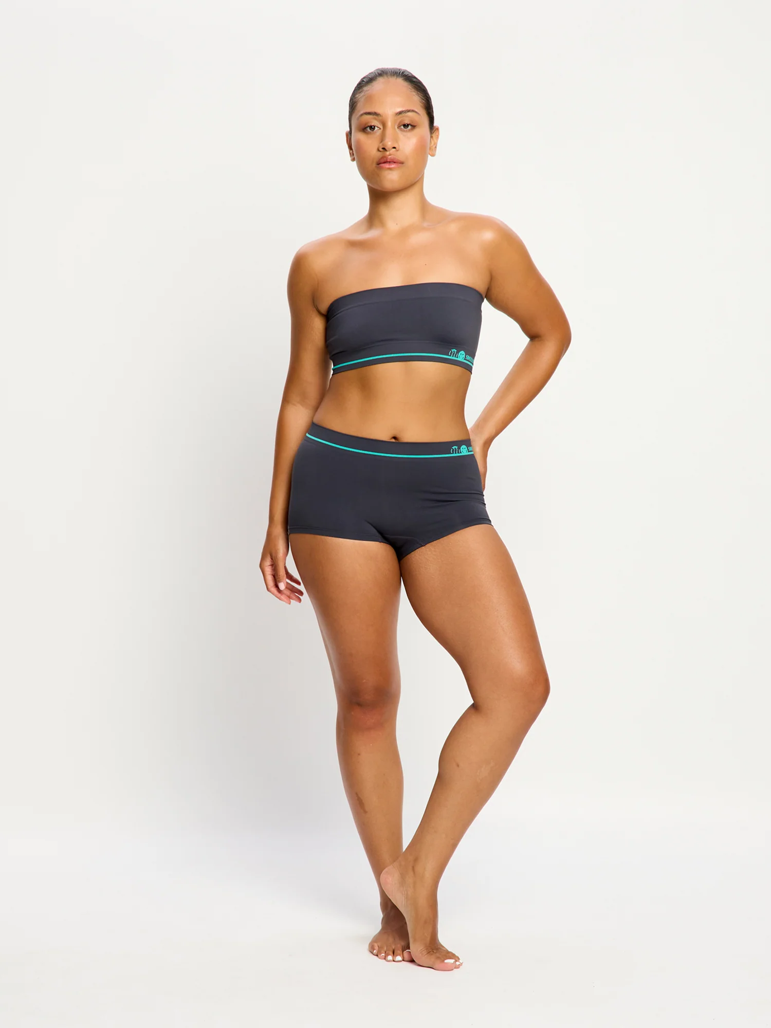 SmileyWorld® | Modibodi Seamless Bandeau Steel - Image 4