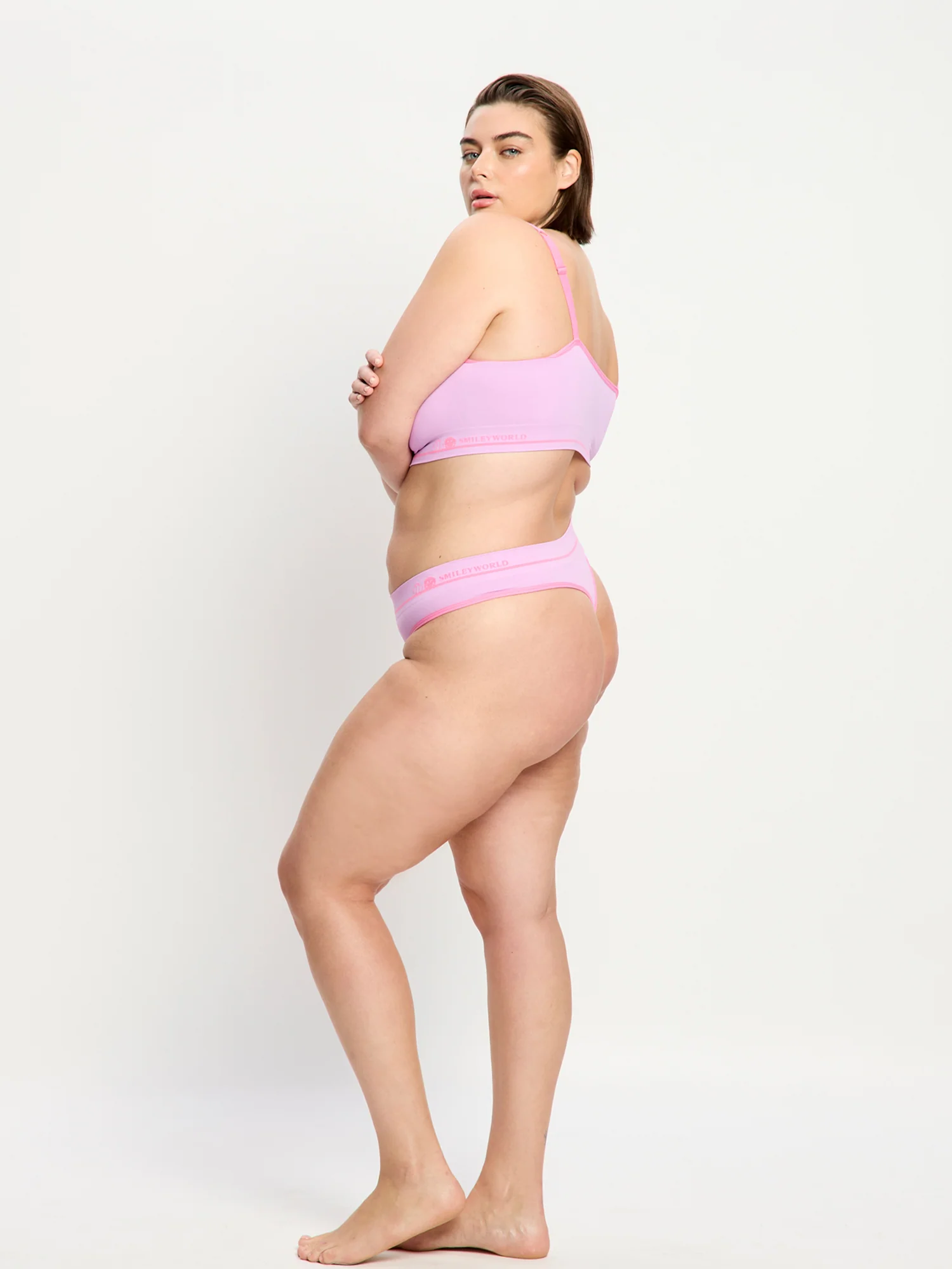 SmileyWorld® | Modibodi Seamless Thong Moisture Wicking Violet - Image 4