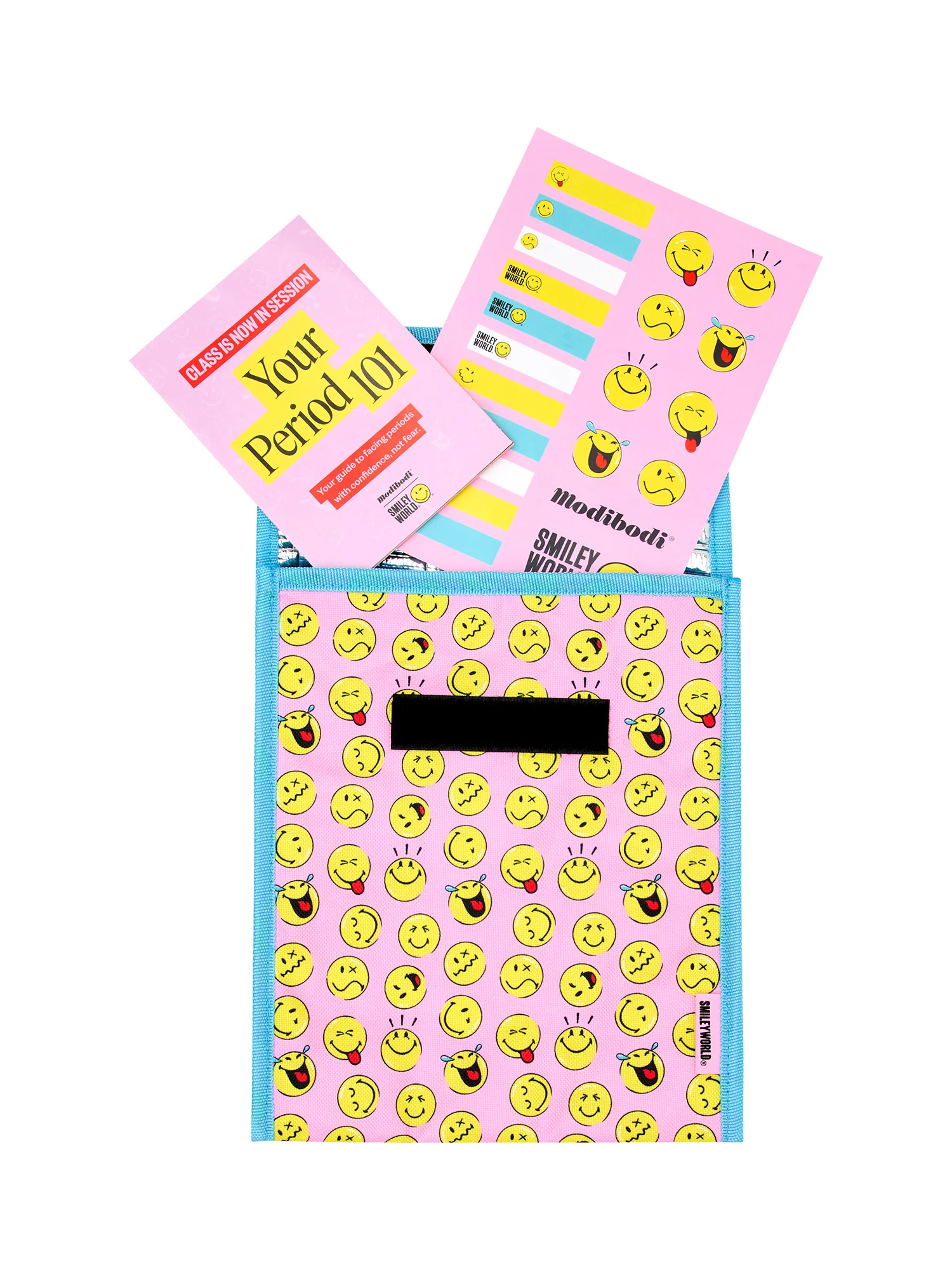 SmileyWorld® | Modibodi Teen Back To School Period Kit with 2 Pack Hipster Boyshort Moderate Black - Image 5