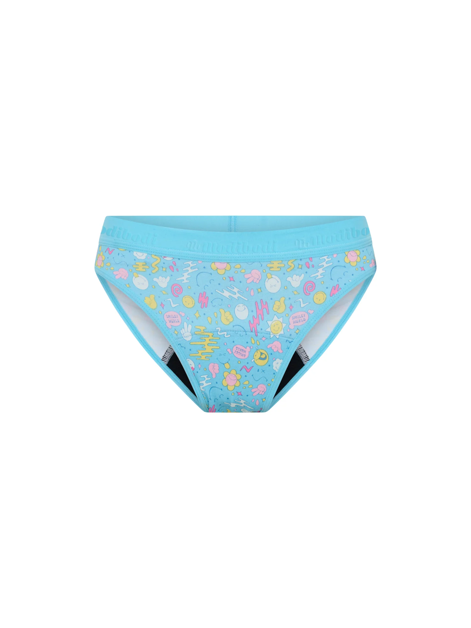 SmileyWorld® | Modibodi Teen Hipster Bikini Moderate Wonderlust Blue - Image 8