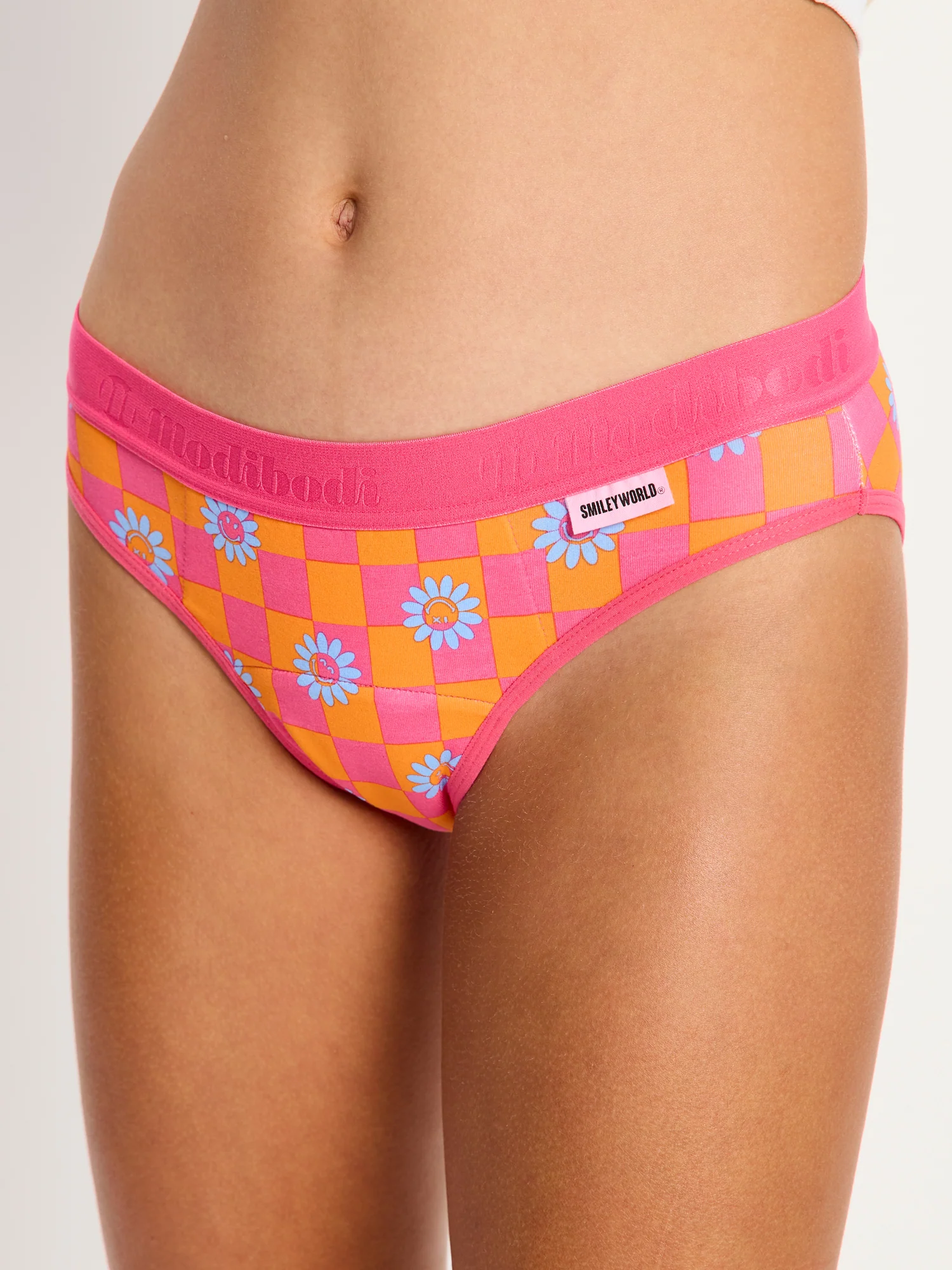 SmileyWorld® | Modibodi Teen Hipster Bikini Super Flower Checkerboard - Image 3