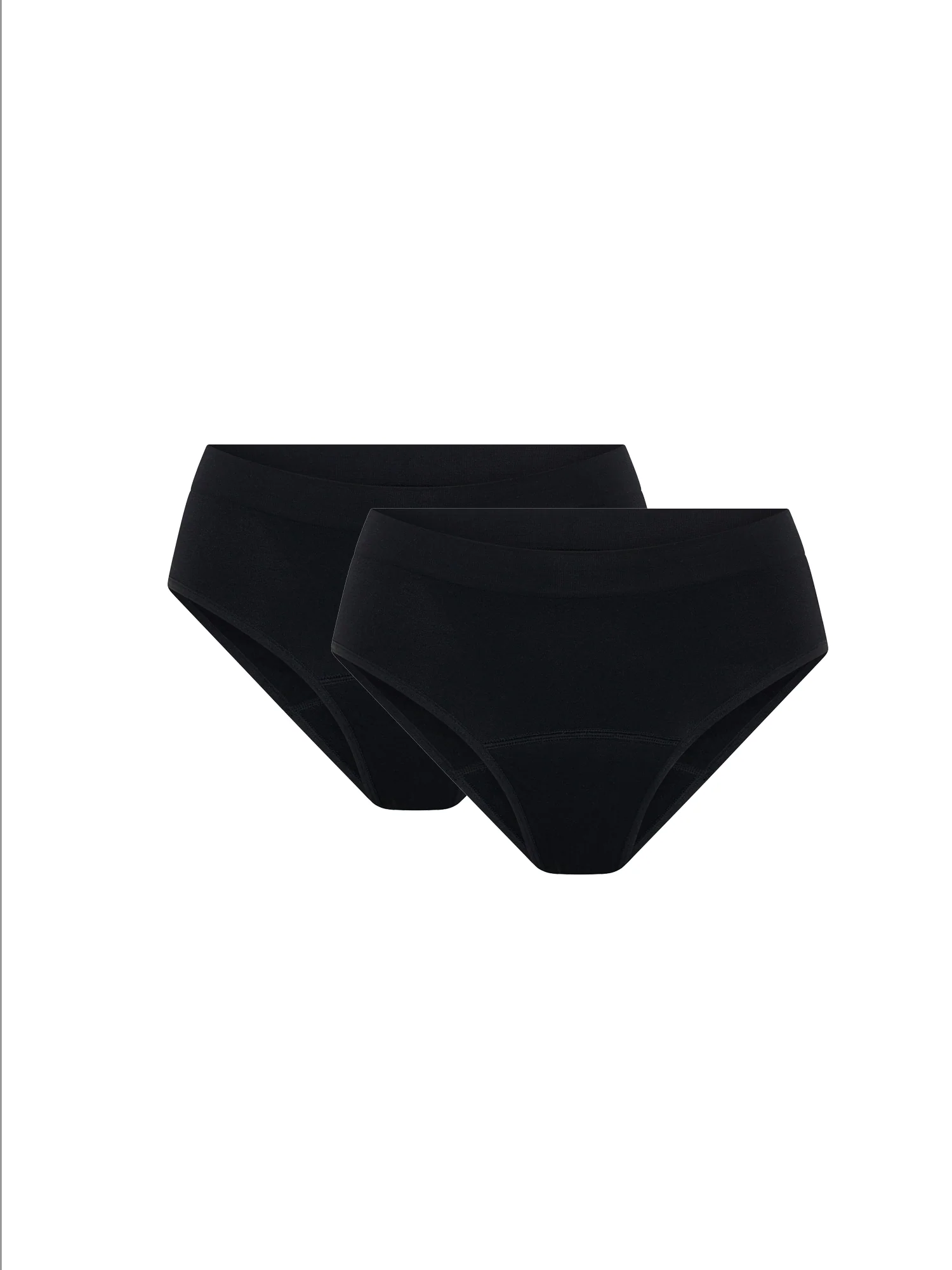 Soft Stretch Seamless Bikini Brief 2 Pack Moderate Black - Image 10