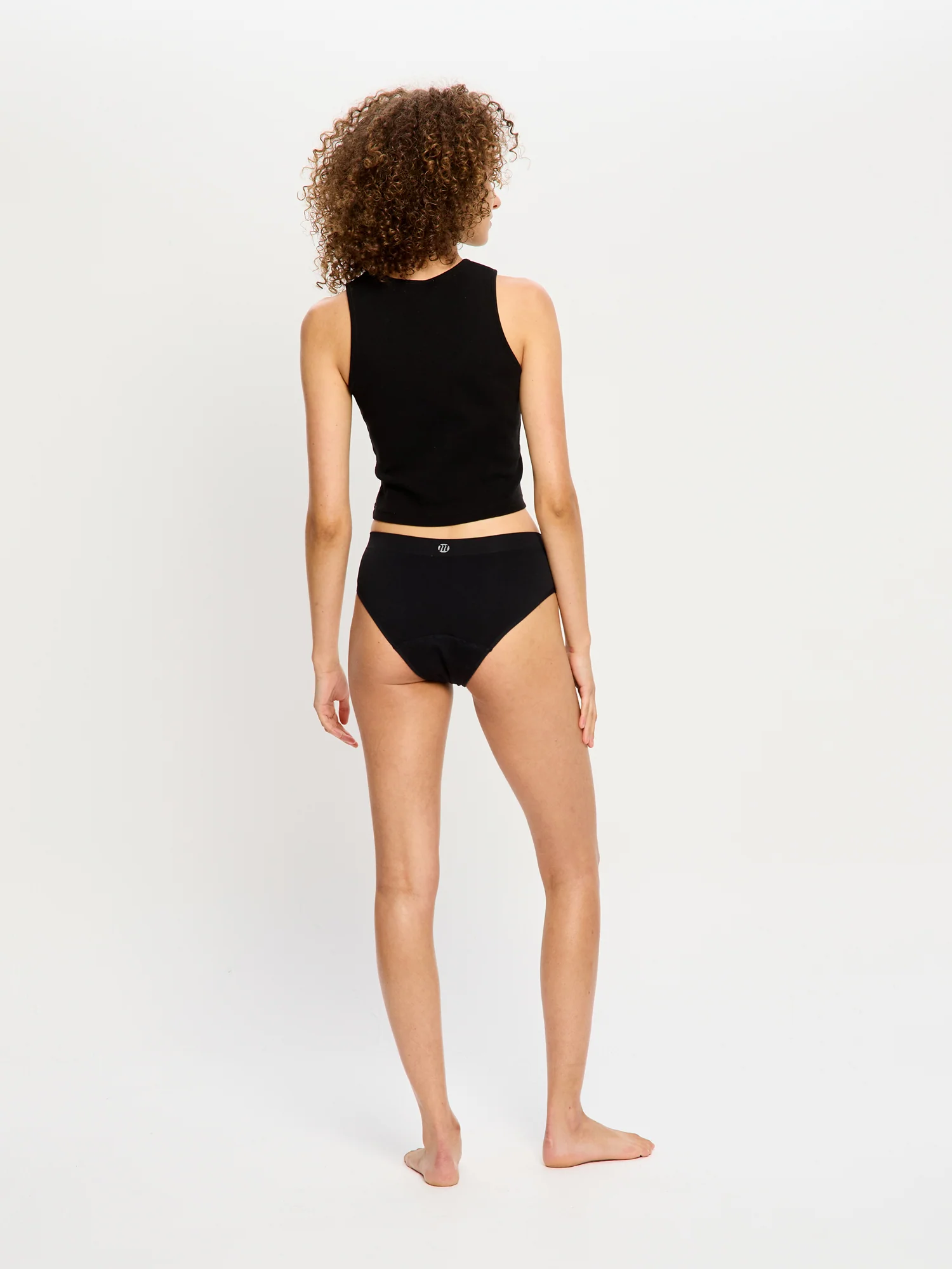 Soft Stretch Seamless Bikini Brief 3 Pack Moderate Black - Image 5