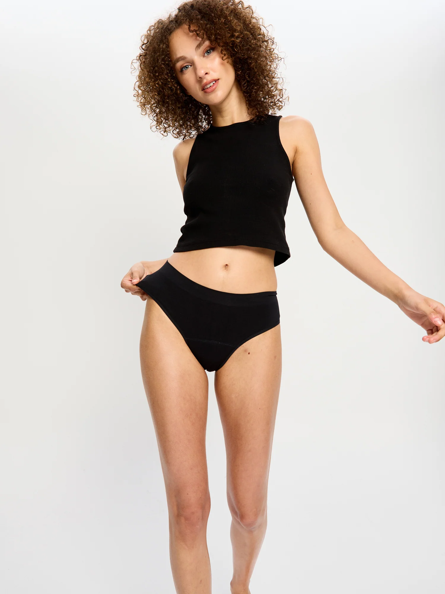 Soft Stretch Seamless Bikini Brief 3 Pack Moderate Black - Image 8
