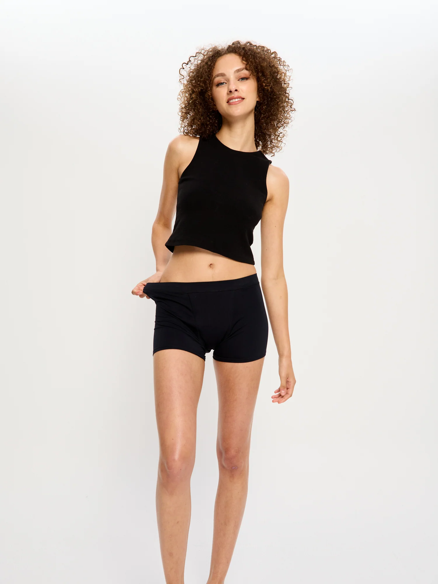Soft Stretch Seamless Boyshort 2 Pack Super Black - Image 4