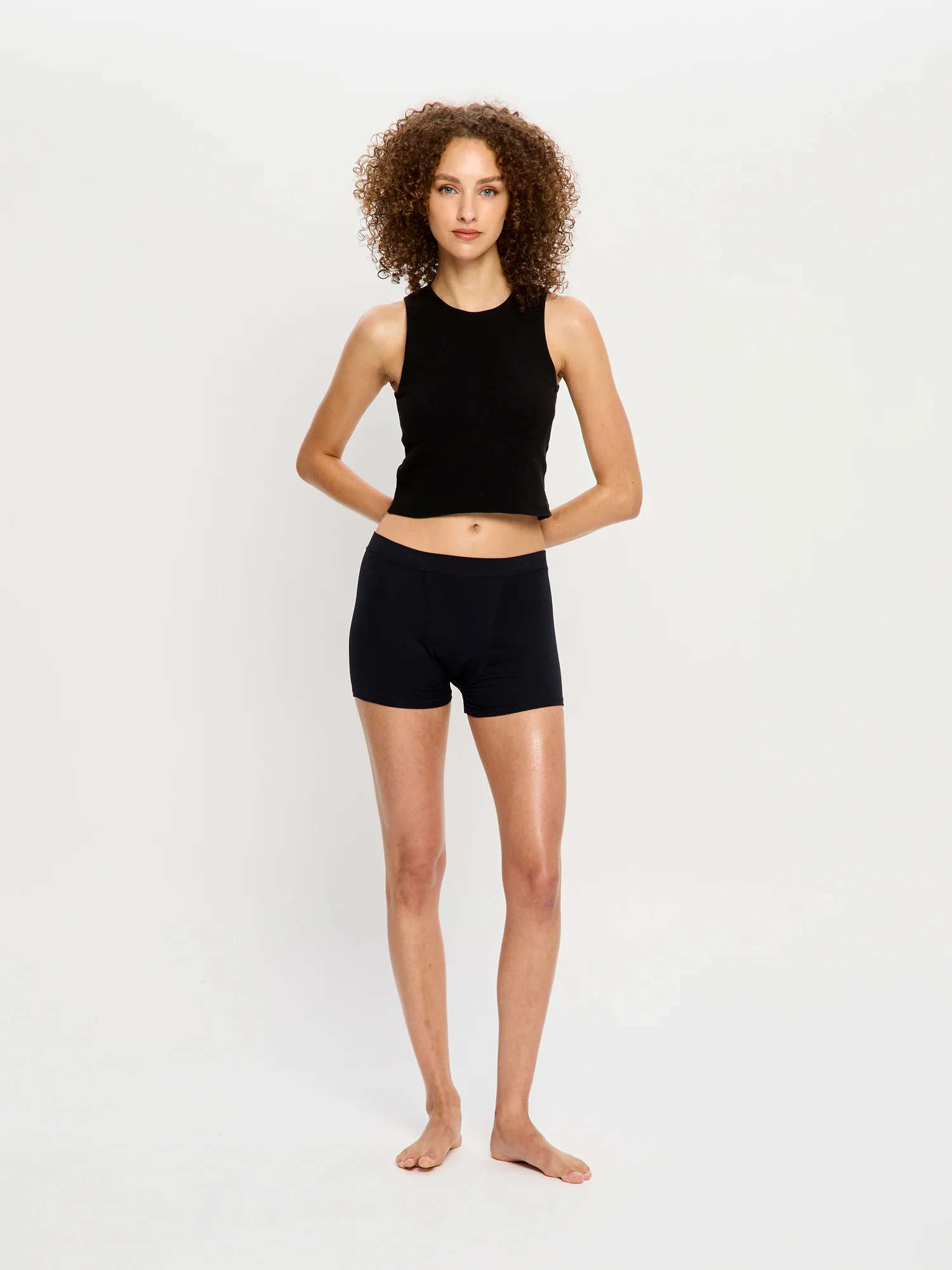 Soft Stretch Seamless Boyshort 2 Pack Super Black - Image 9