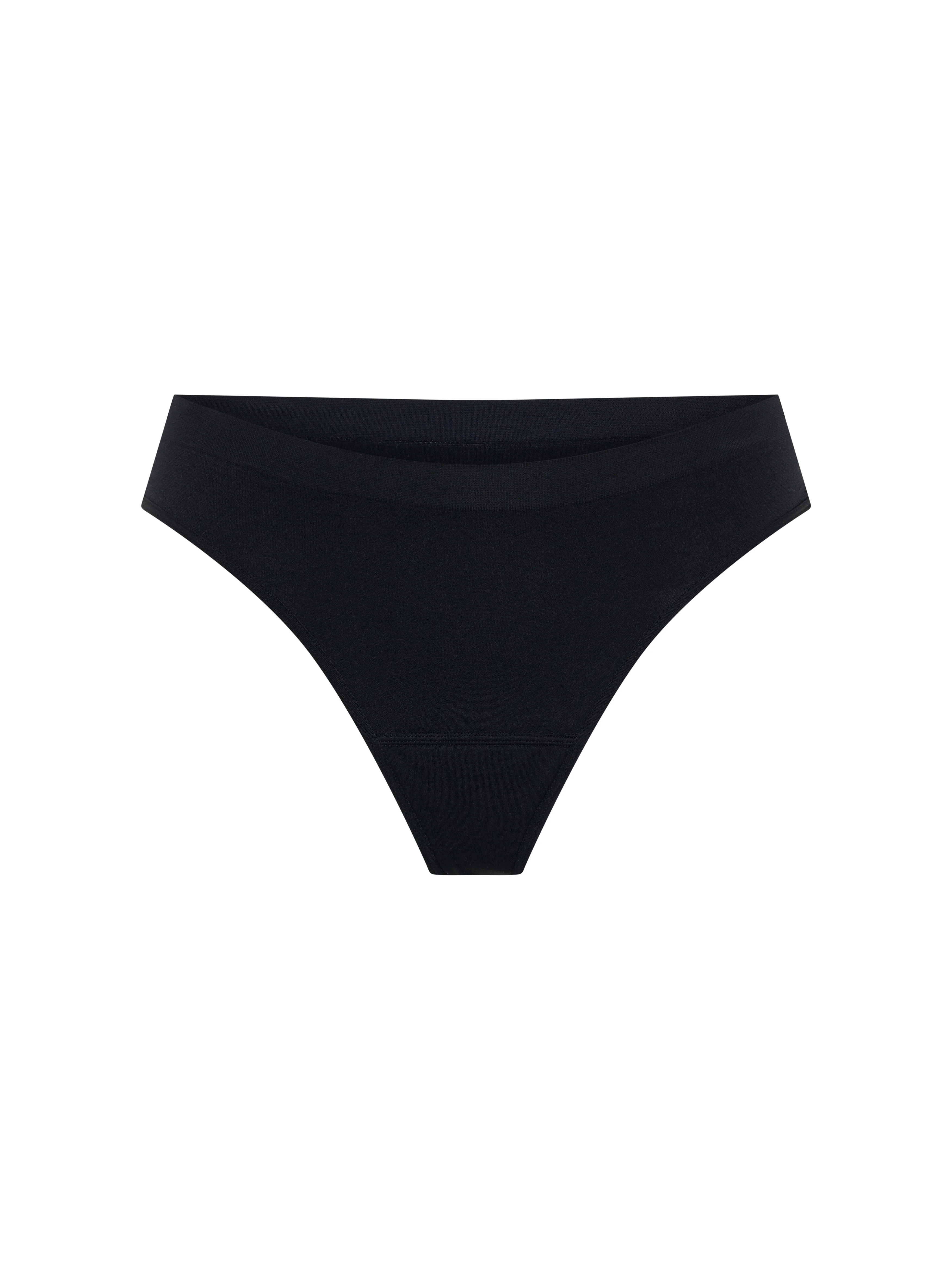 Soft Stretch Seamless Thong 2 Pack Light Black - Image 11