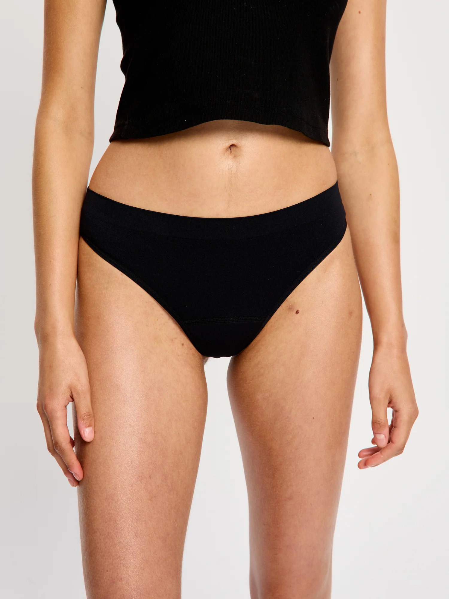 Soft Stretch Seamless Thong 3 Pack Light Black - Image 6