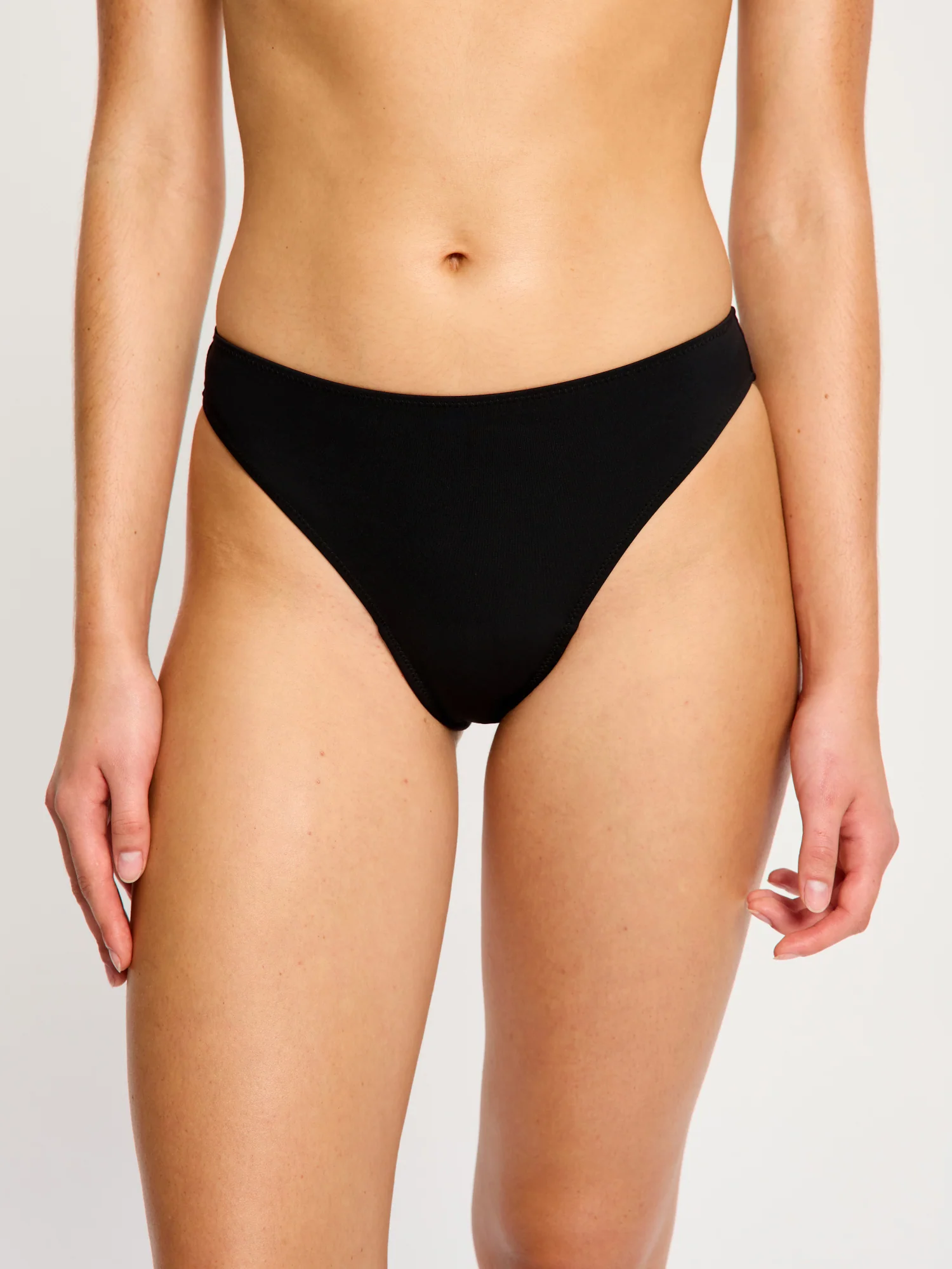 Swimwear Hi-Leg Cheeky Bottom Super Black - Image 4