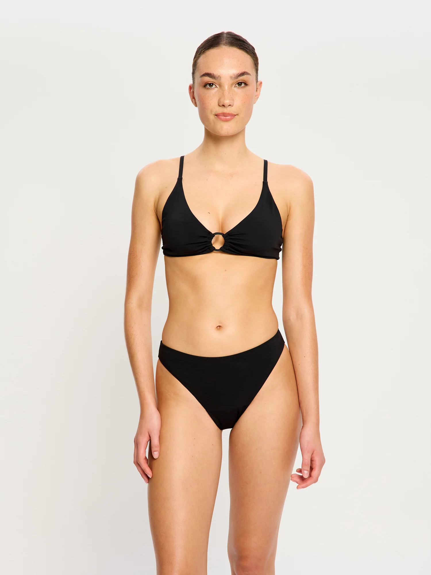 Swimwear Hi-Leg Cheeky Bottom Super Black - Image 7