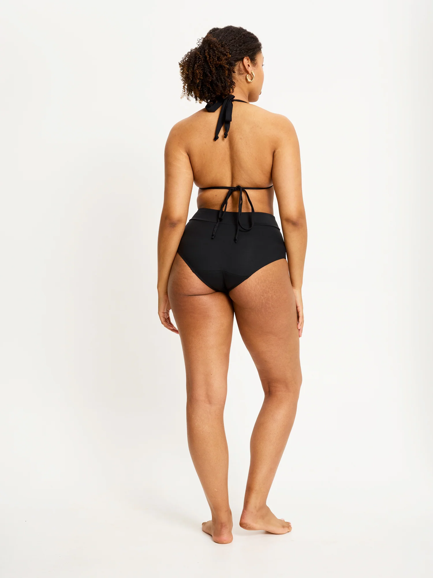 Swimwear Hi Waist Bikini Brief Super Black - Image 3