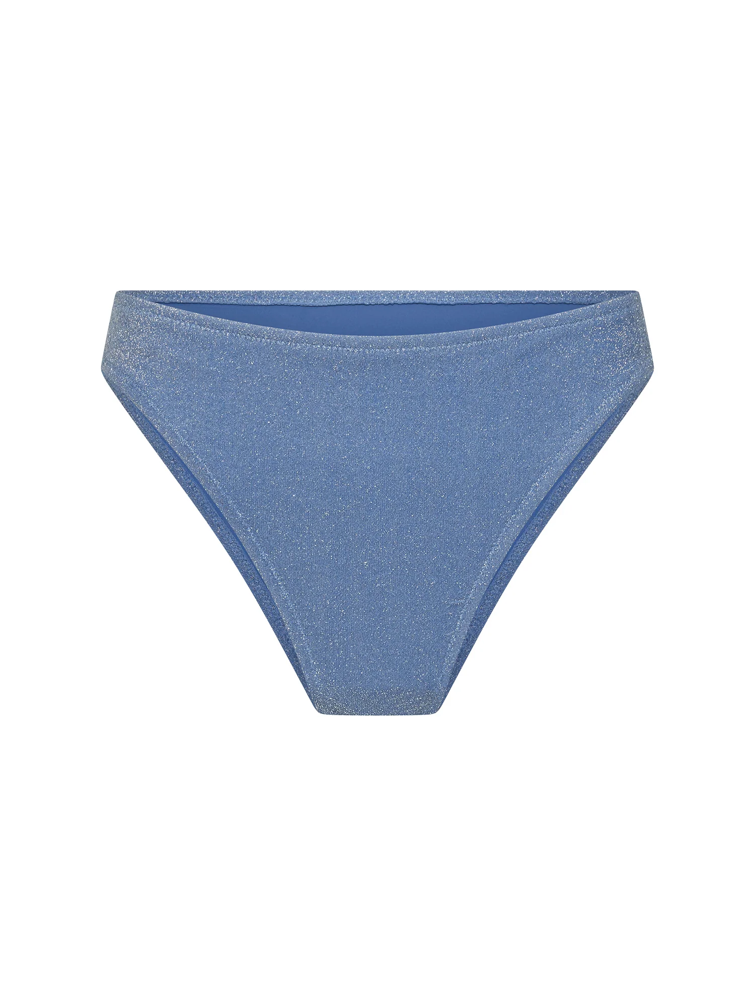Swimwear Shimmer Hi-Leg Cheeky Bottom Super Mineral Blue - Image 6