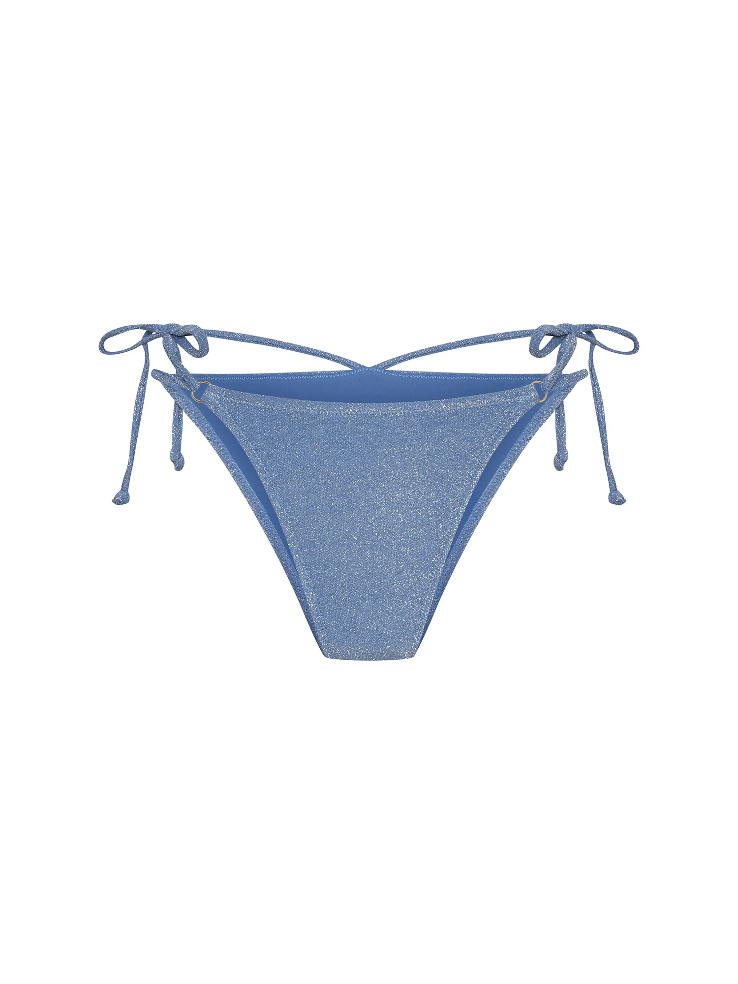 Swimwear Shimmer Hi-Leg String Bottom Super Mineral Blue - Image 6
