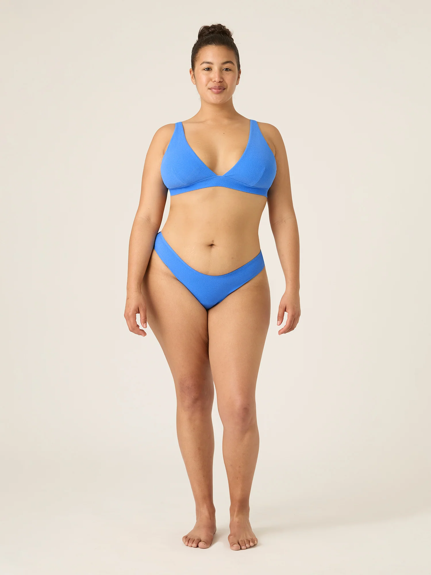 Swimwear Soft Stretch Brazilian Brief Light Ultramarine Blue - Image 6