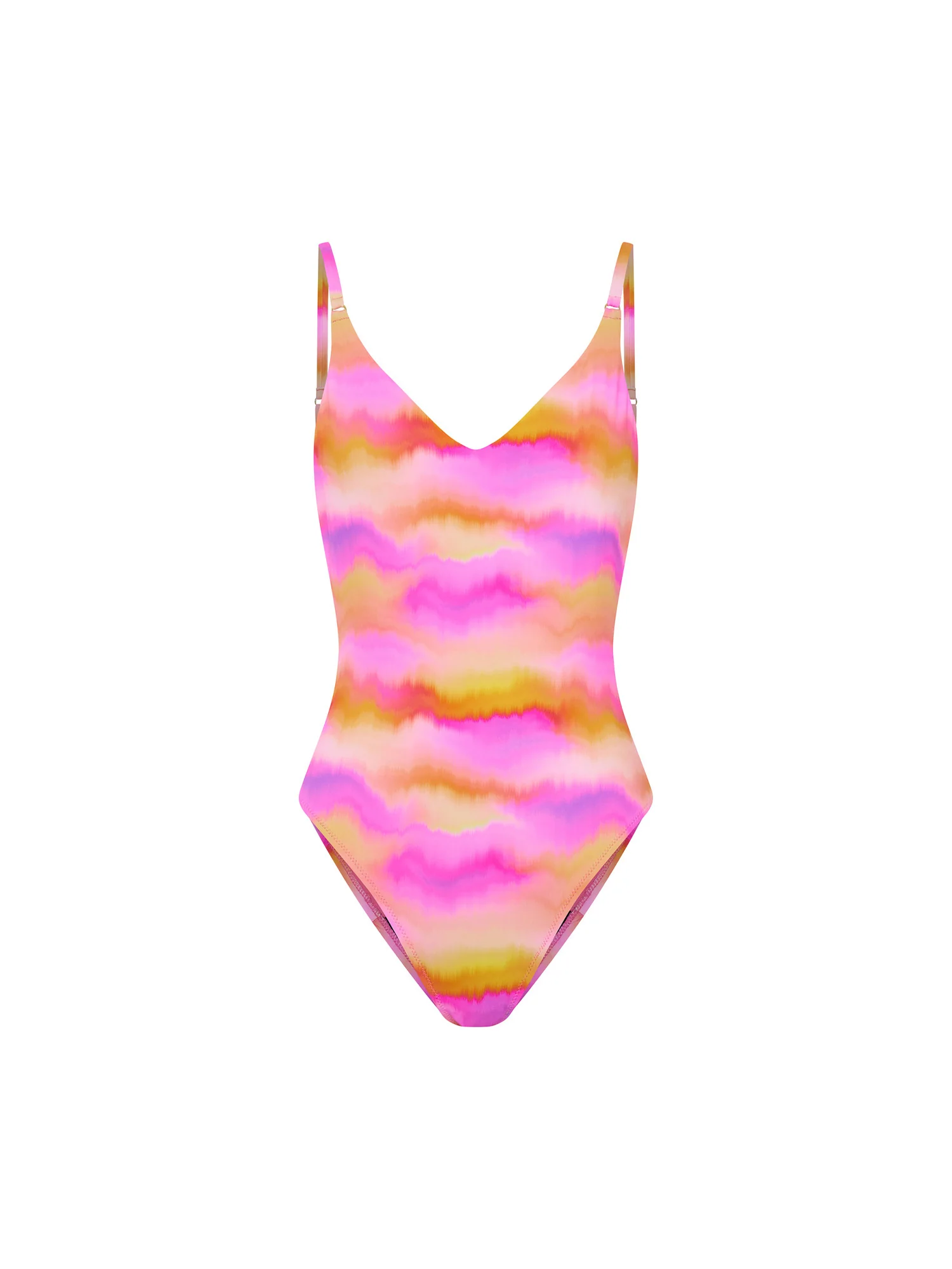 Swimwear Sunset V Neck One Piece Light Hazy Pink - Image 6