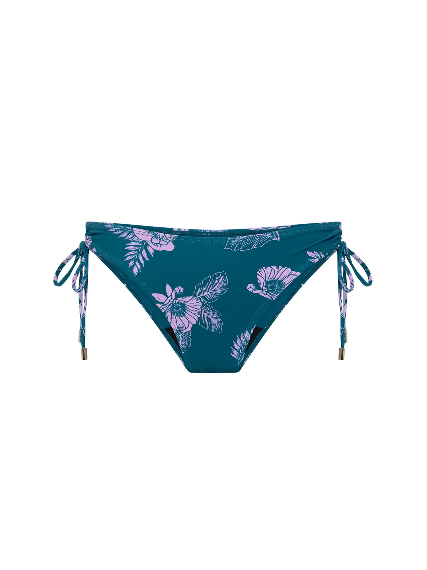 Swimwear Tie Side Bikini Brief Light Midnight Tropic Print - Image 9