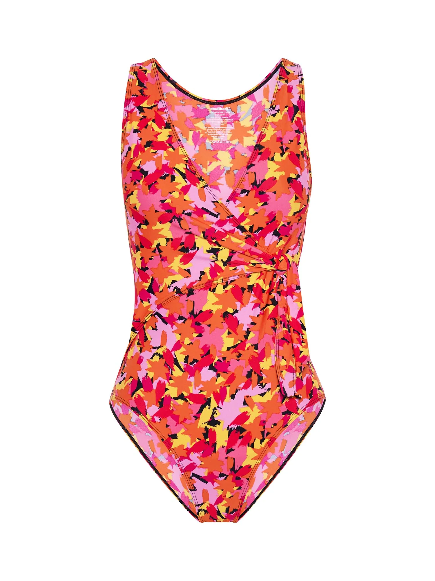 Swimwear Wrap One Piece Light Bloom Multi - Image 10