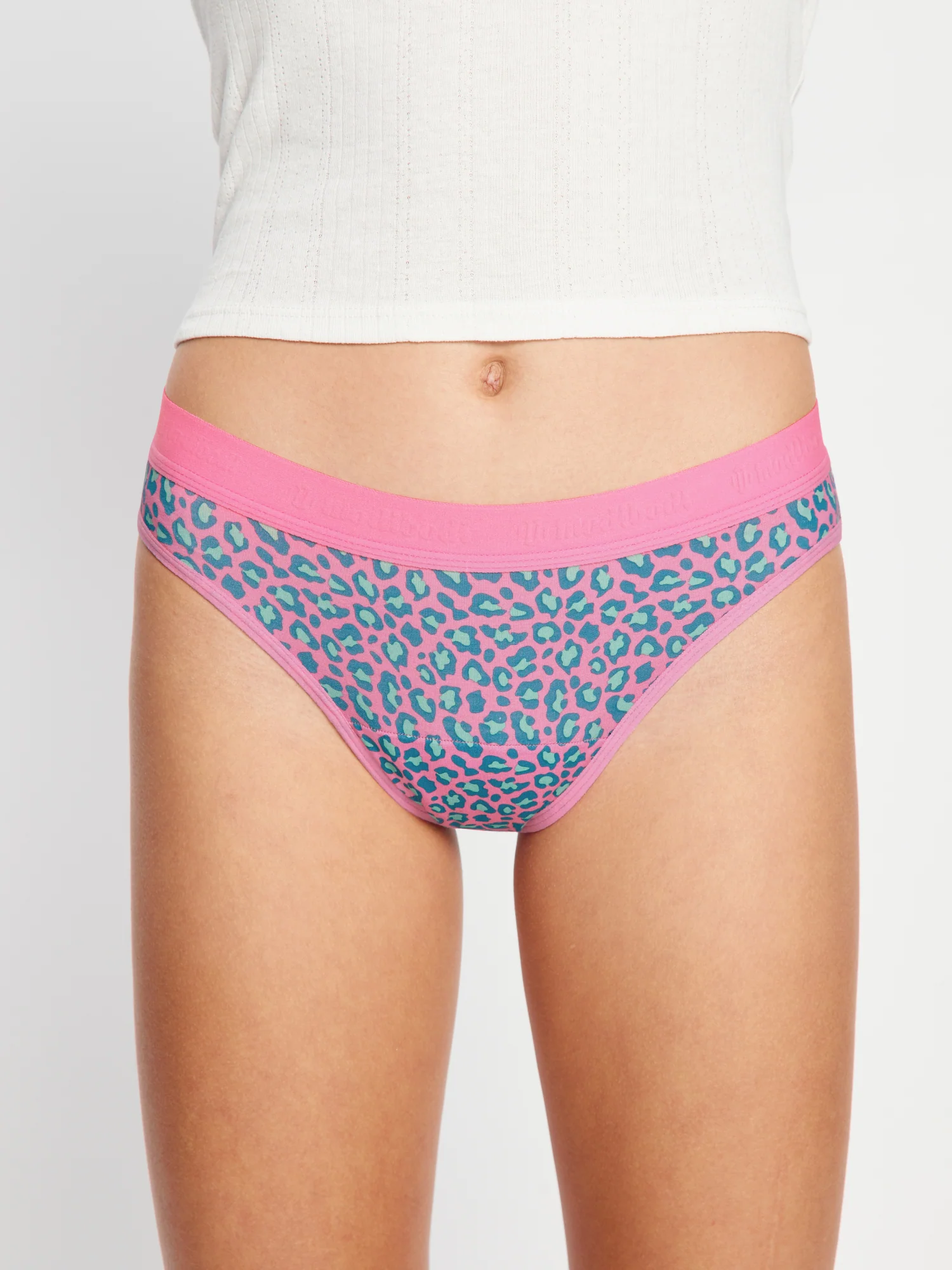Teen Hipster Bikini Moderate Mystic Leopard Pink - Image 5