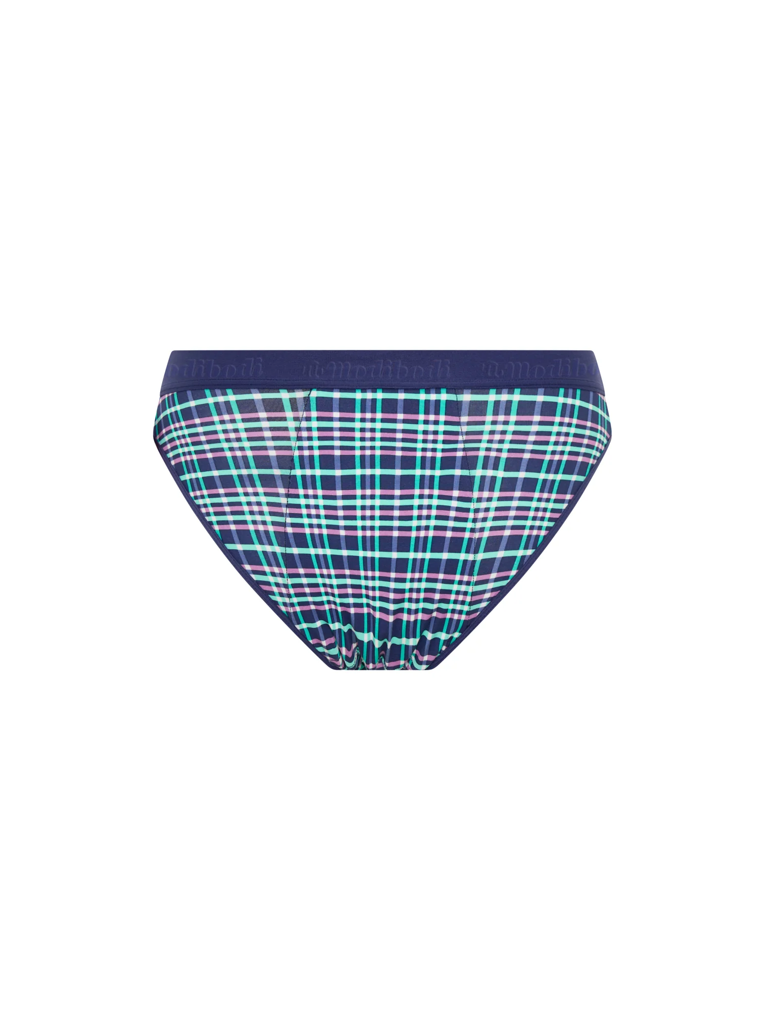 Teen Hipster Bikini Super Midnight Purple Check - Image 8