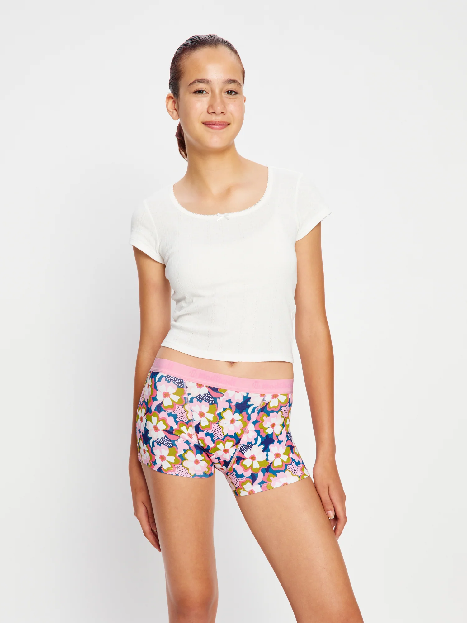 Teen Hipster Boyleg & Boyshort Twilight Jungle Pink 2 Pack - Image 6