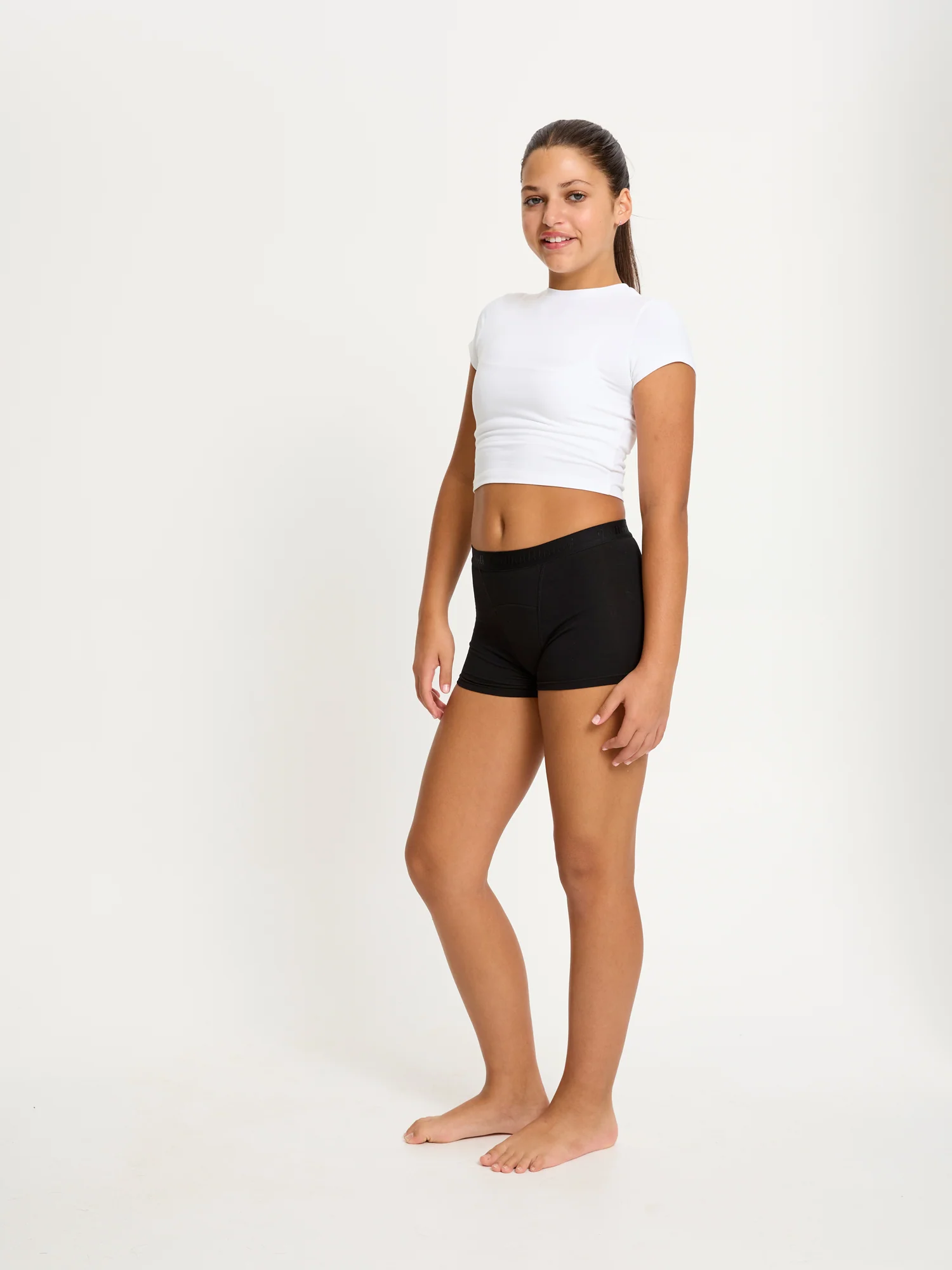 Teen Hipster Boyshort Super Black - Image 4