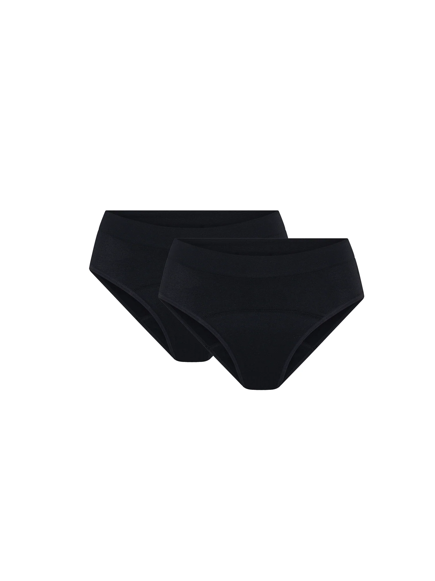 Teen Soft Stretch Seamless Hipster Bikini 2 Pack Moderate Black - Image 12