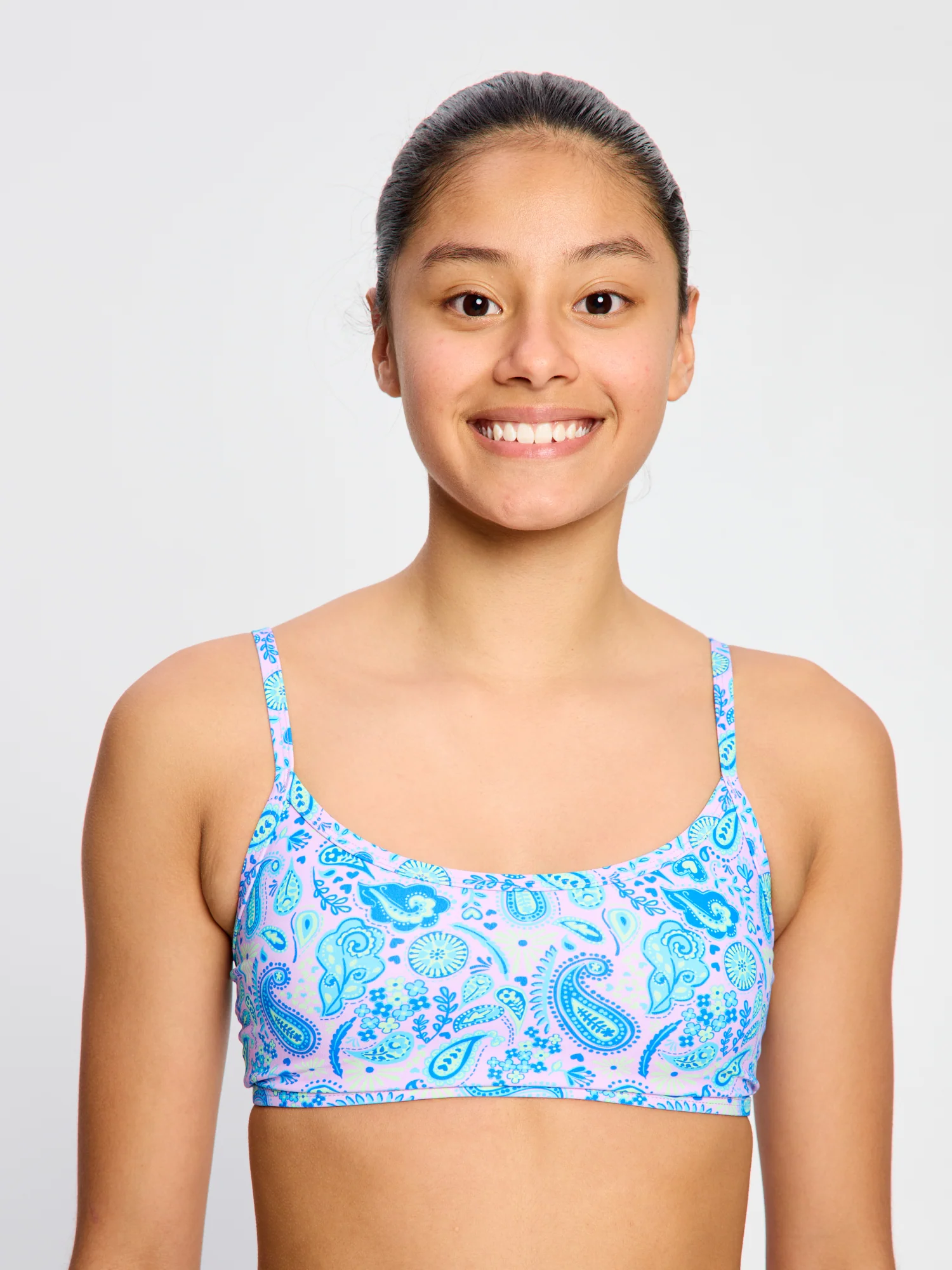 Teen Swimwear Adjustable Crop Top & Hi Waist Short - Image 5