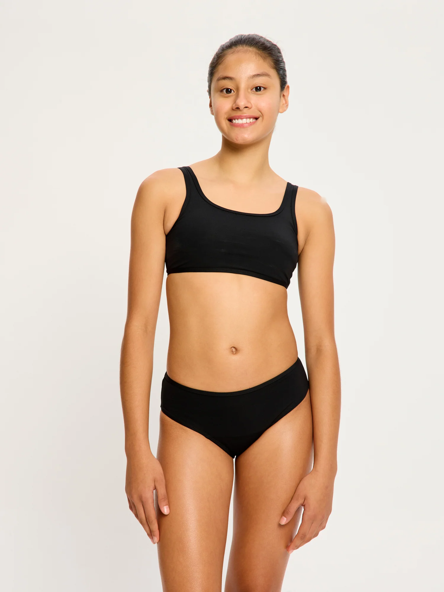 Teen Swimwear Crop Top Black - Image 8