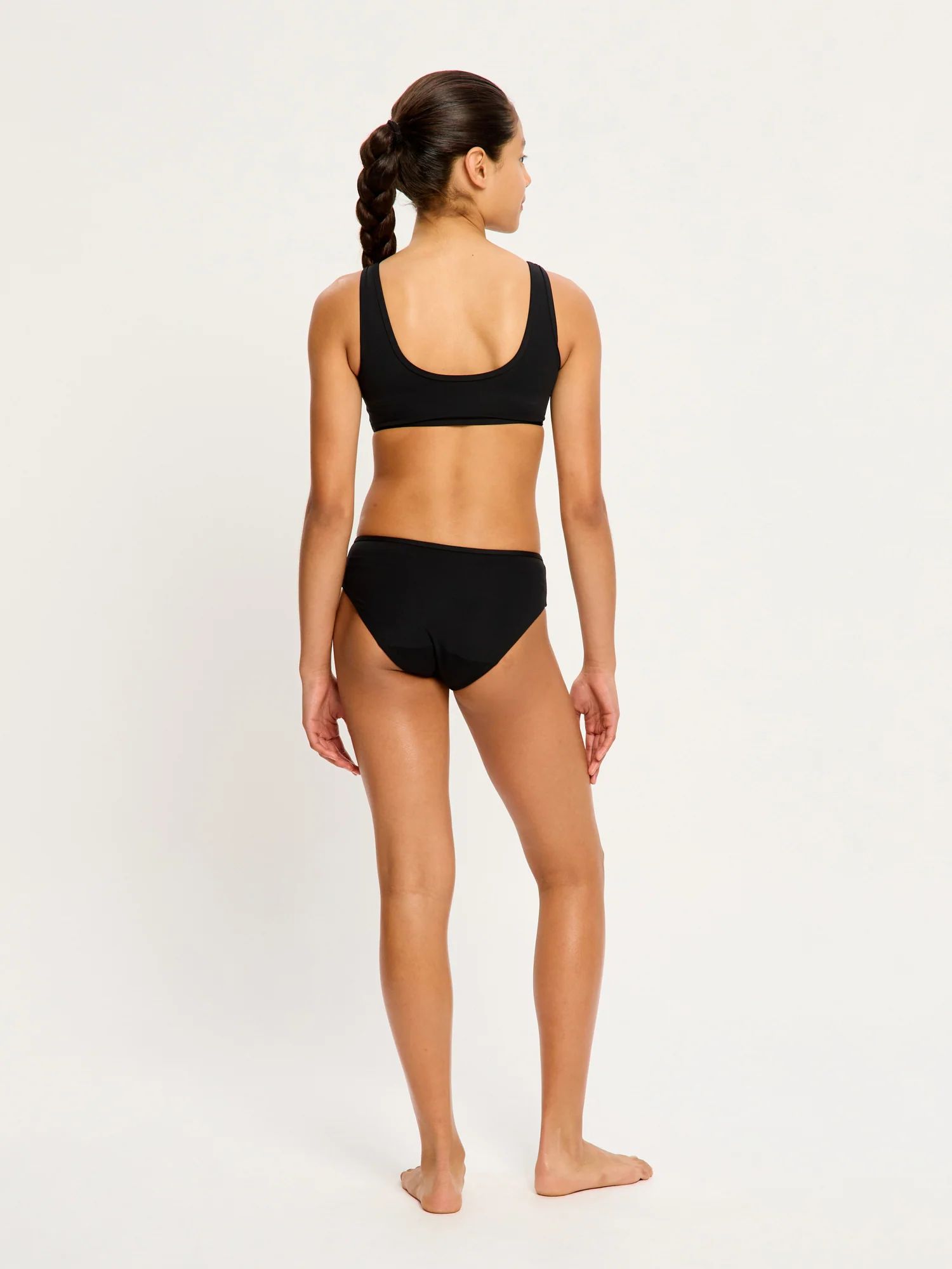 Teen Swimwear Crop Top Black - Image 9