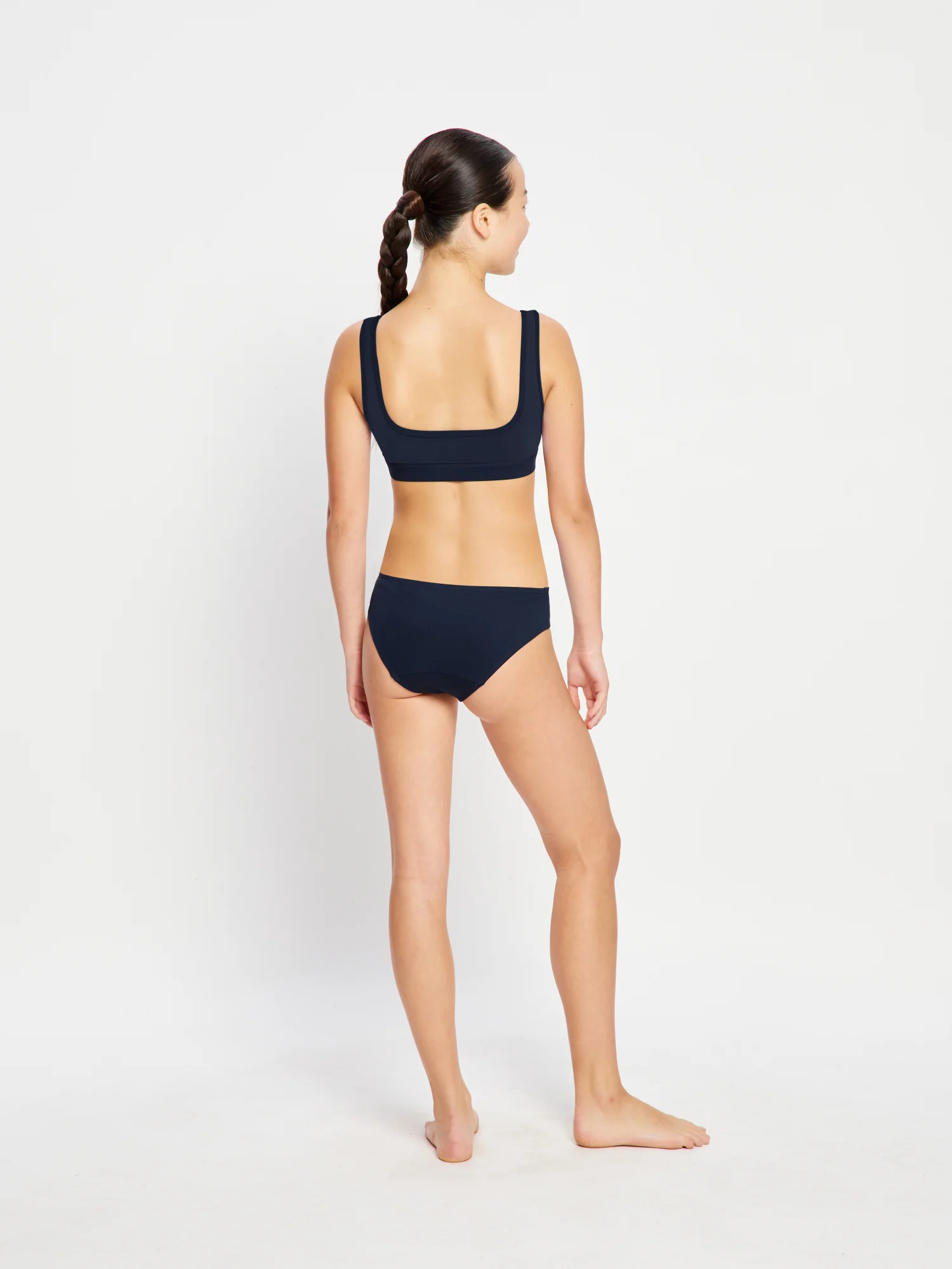 Teen Swimwear Performance Bikini Brief Super Navy Blue - Image 3
