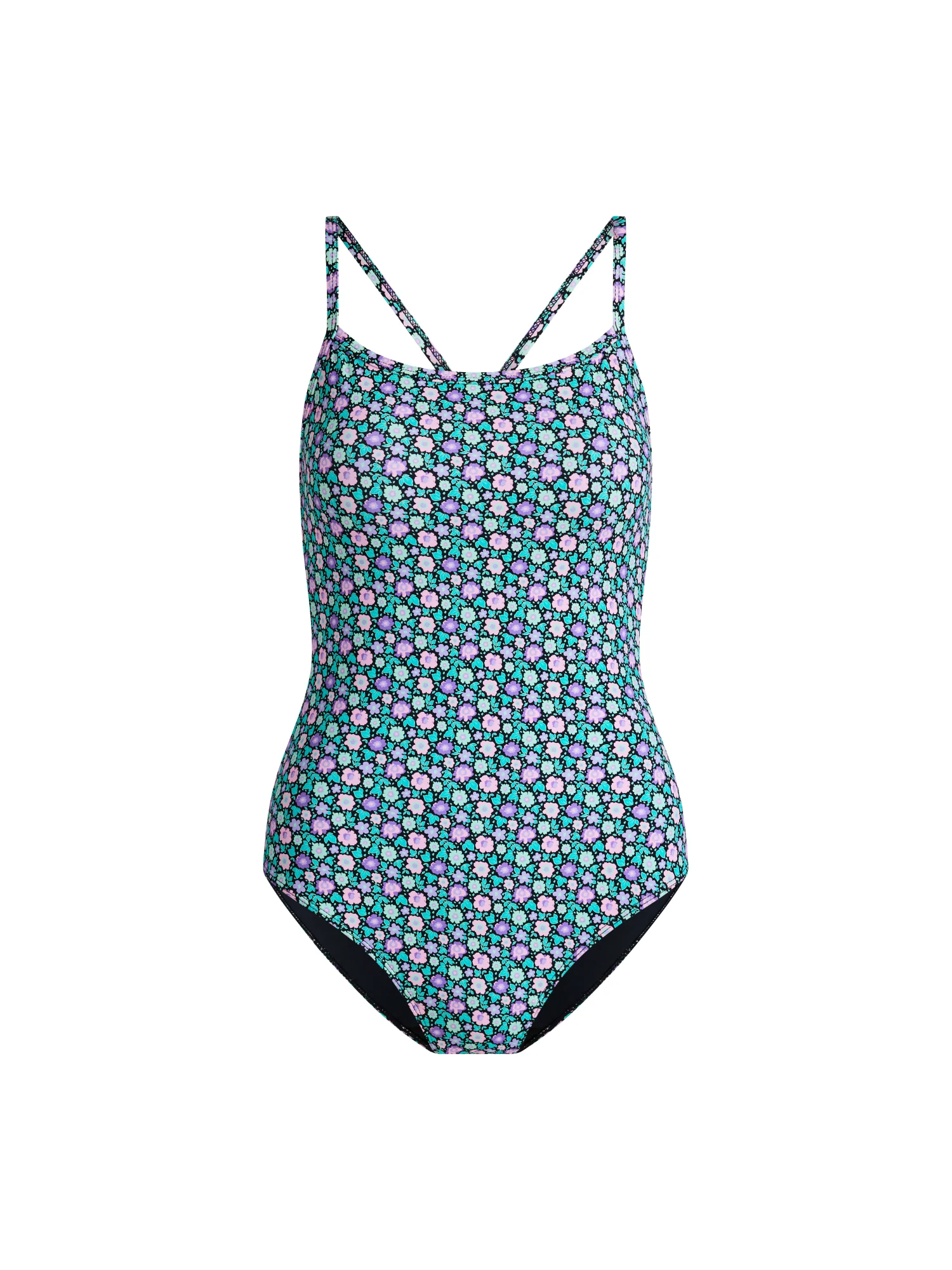Teen Swimwear Racer One Piece Light Luna Blossom Black - Image 7